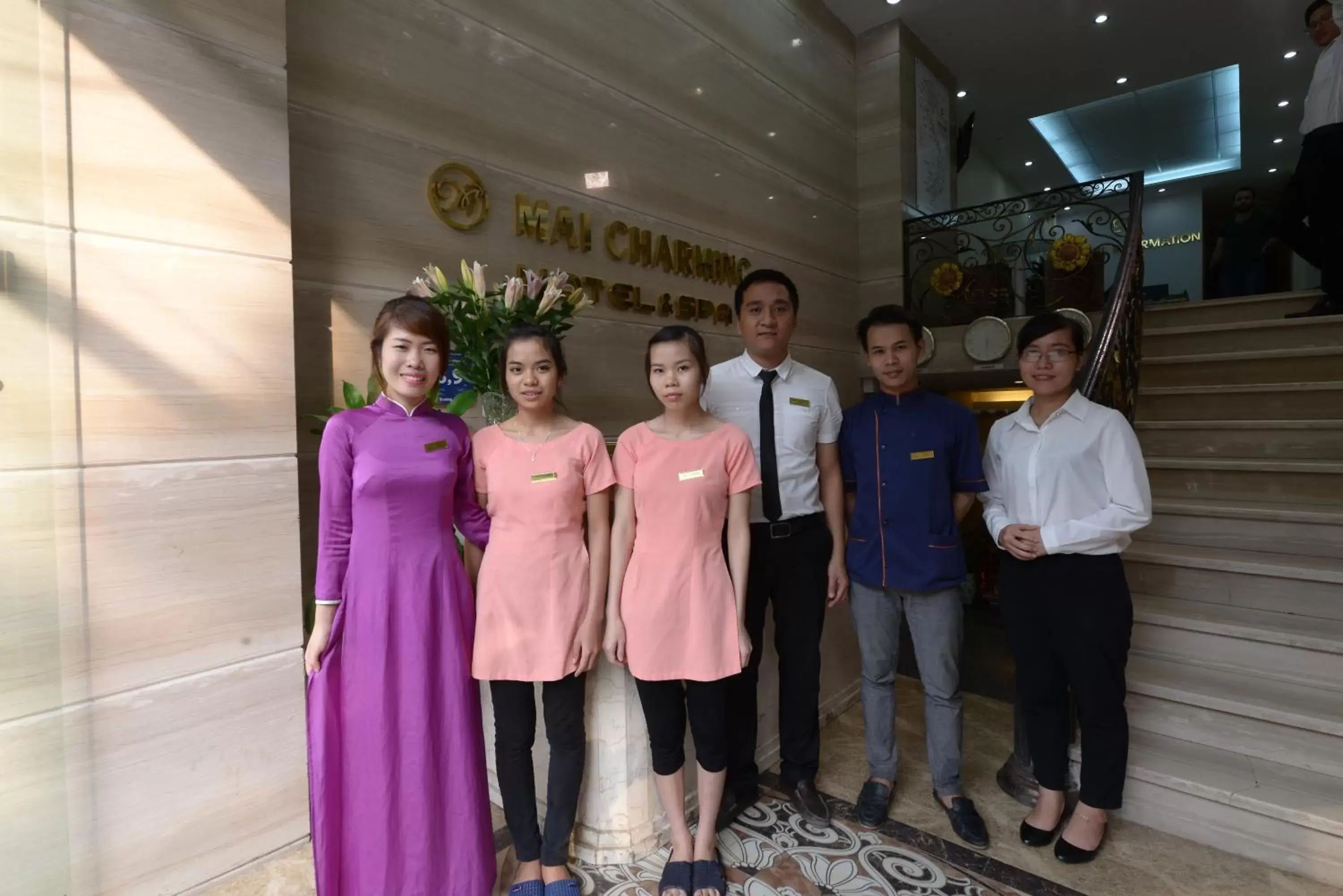 Staff in Mai Charming Hotel and Spa
