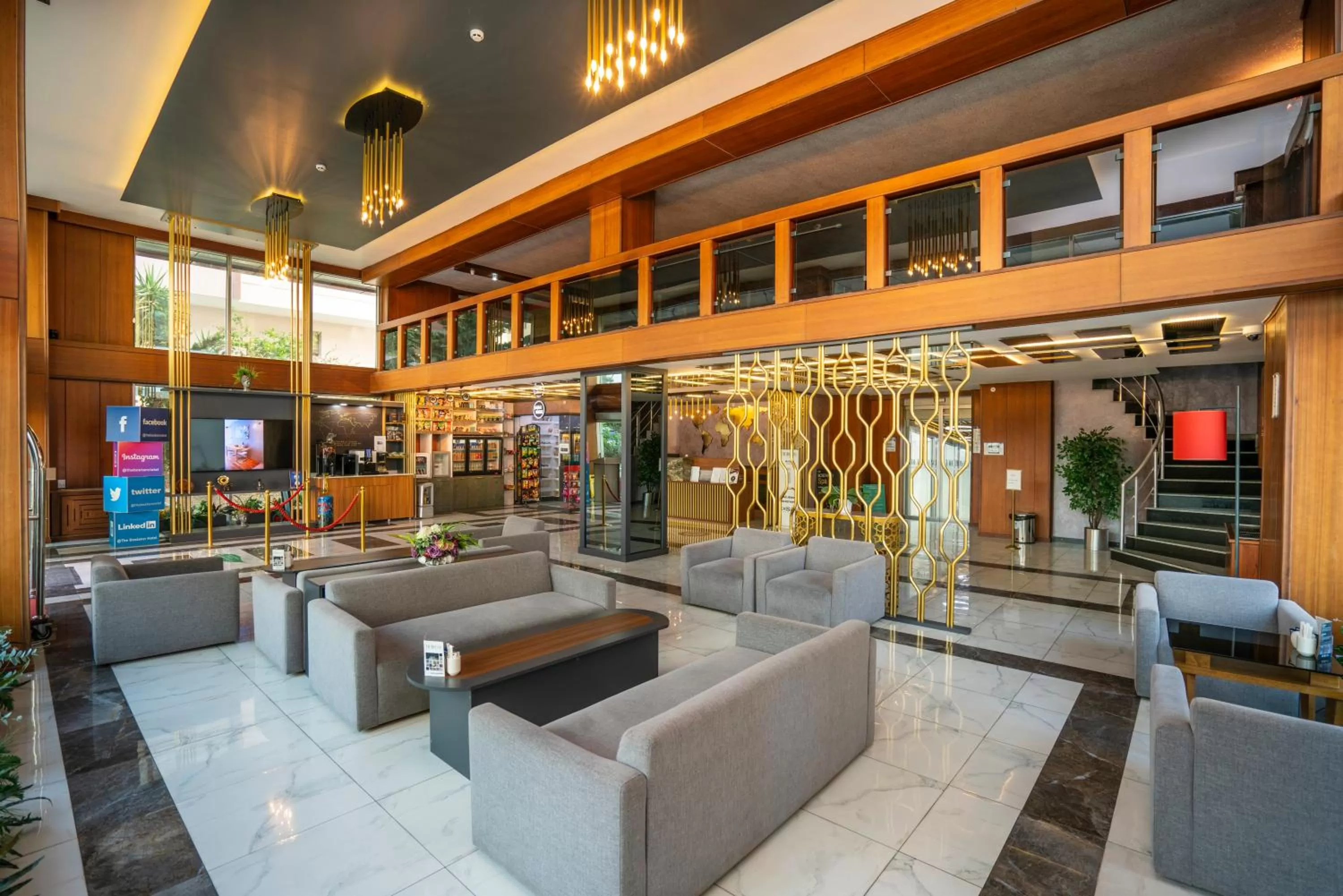Lobby or reception in The Bostancı Otel