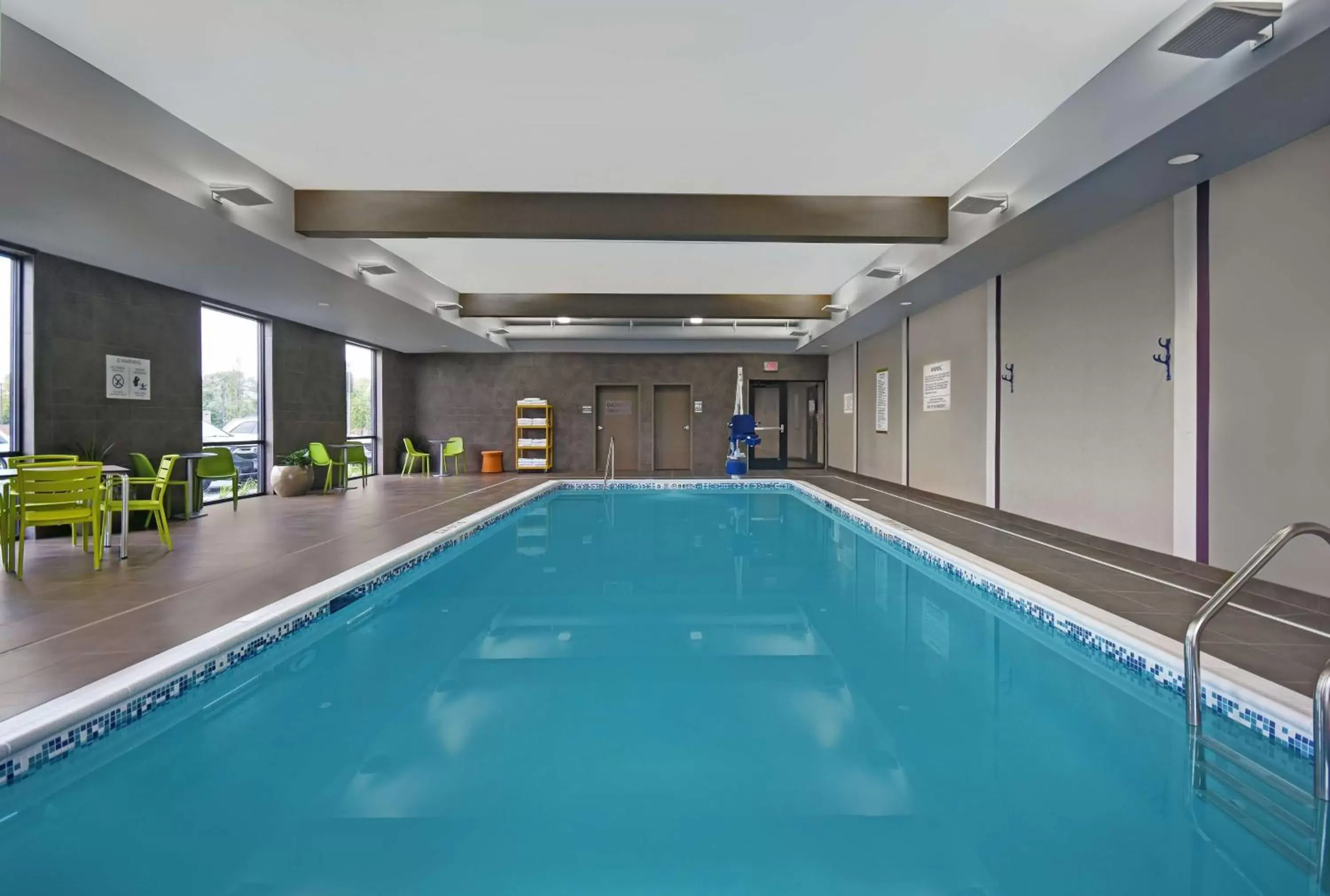 Pool view, Swimming Pool in Home2 Suites By Hilton Utica, Ny