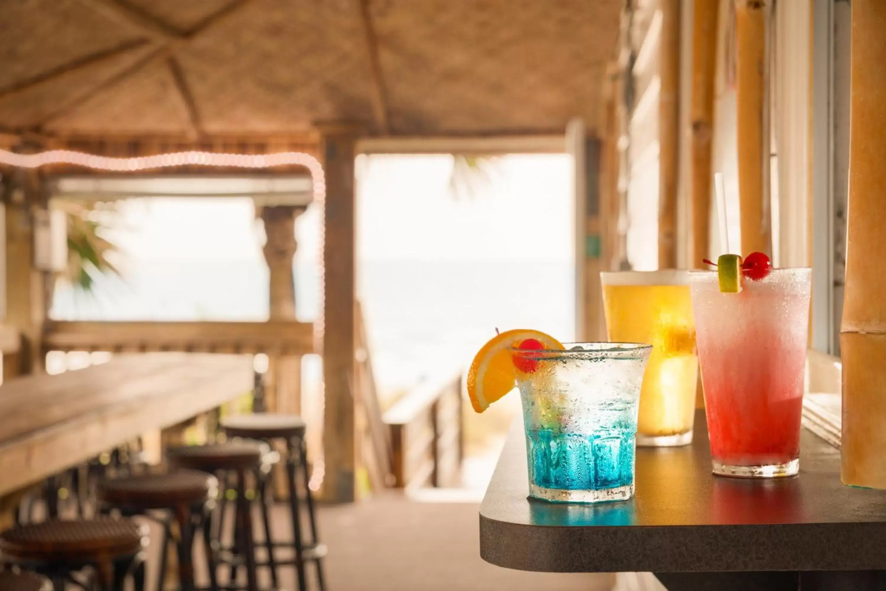 Alcoholic drinks in Surfside Beach Oceanfront Hotel
