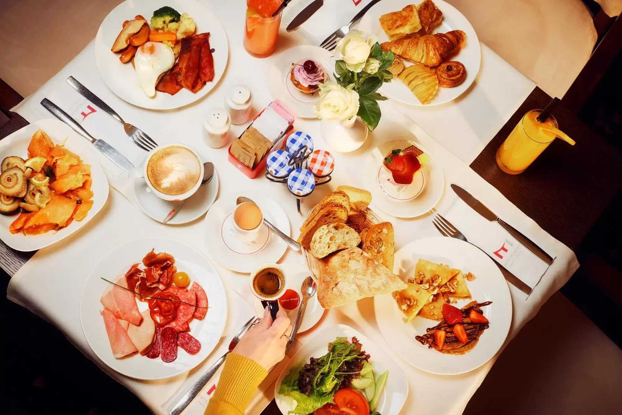 Buffet breakfast in Metropolitan Hotel Sofia, a member of Radisson Individuals