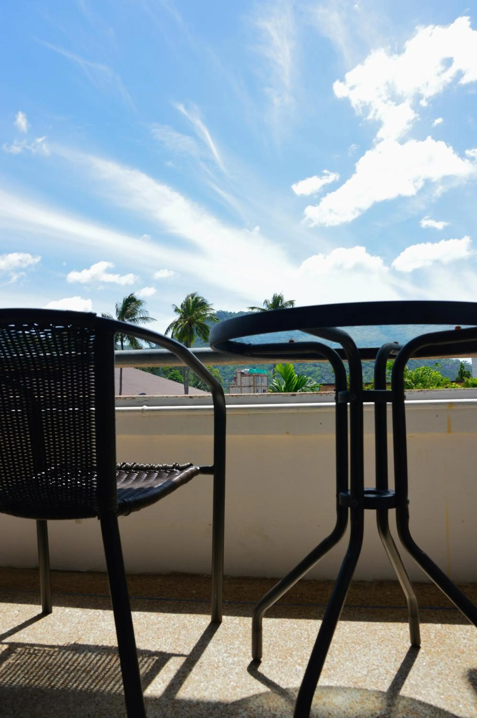 Balcony/Terrace in Bonny Hotel 4 Floors No Elevator