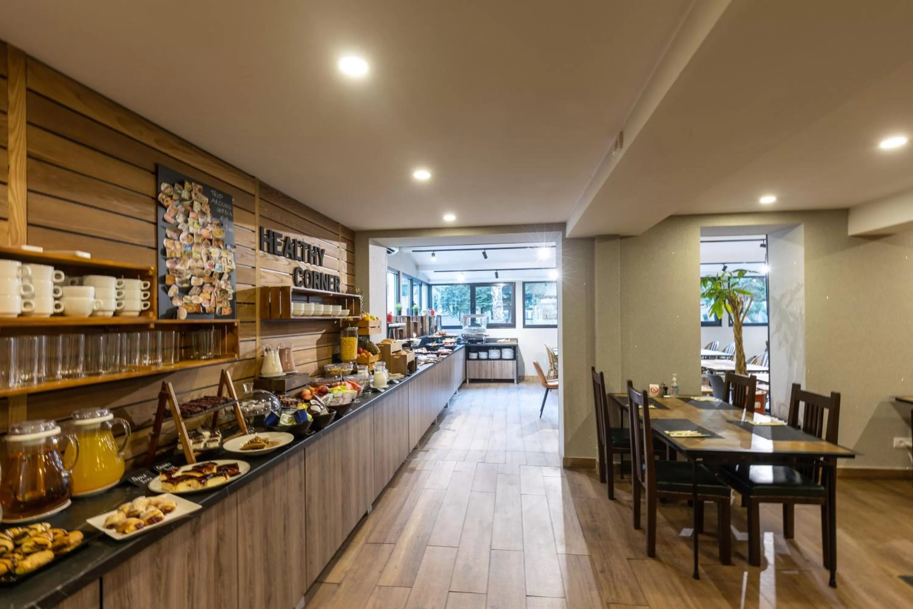 Buffet breakfast in Nobel Gallery Hotel