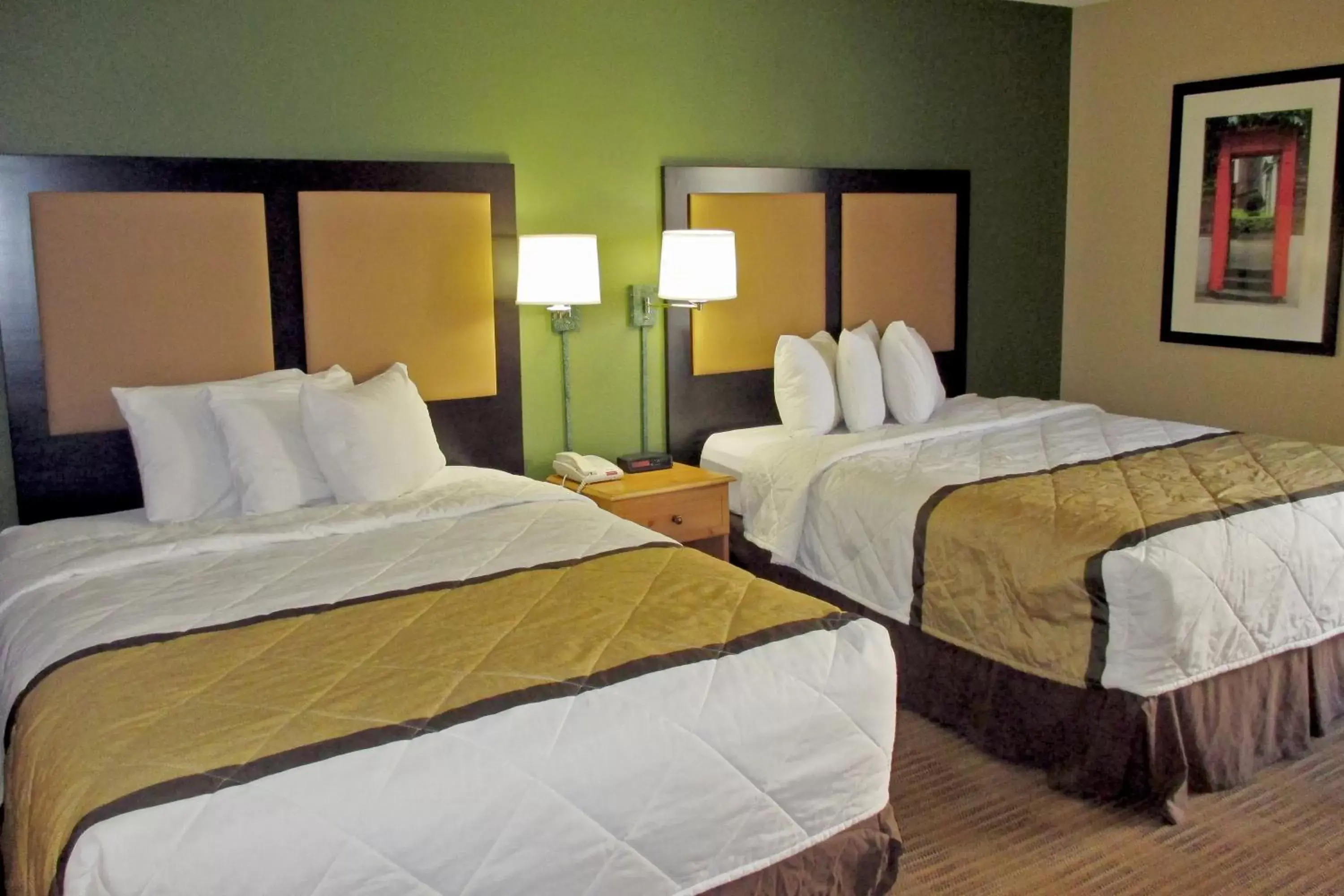 Bed in Extended Stay America Suites - Orange County - Cypress Bed in Extended Stay America Suites - Orange County - Cypress
