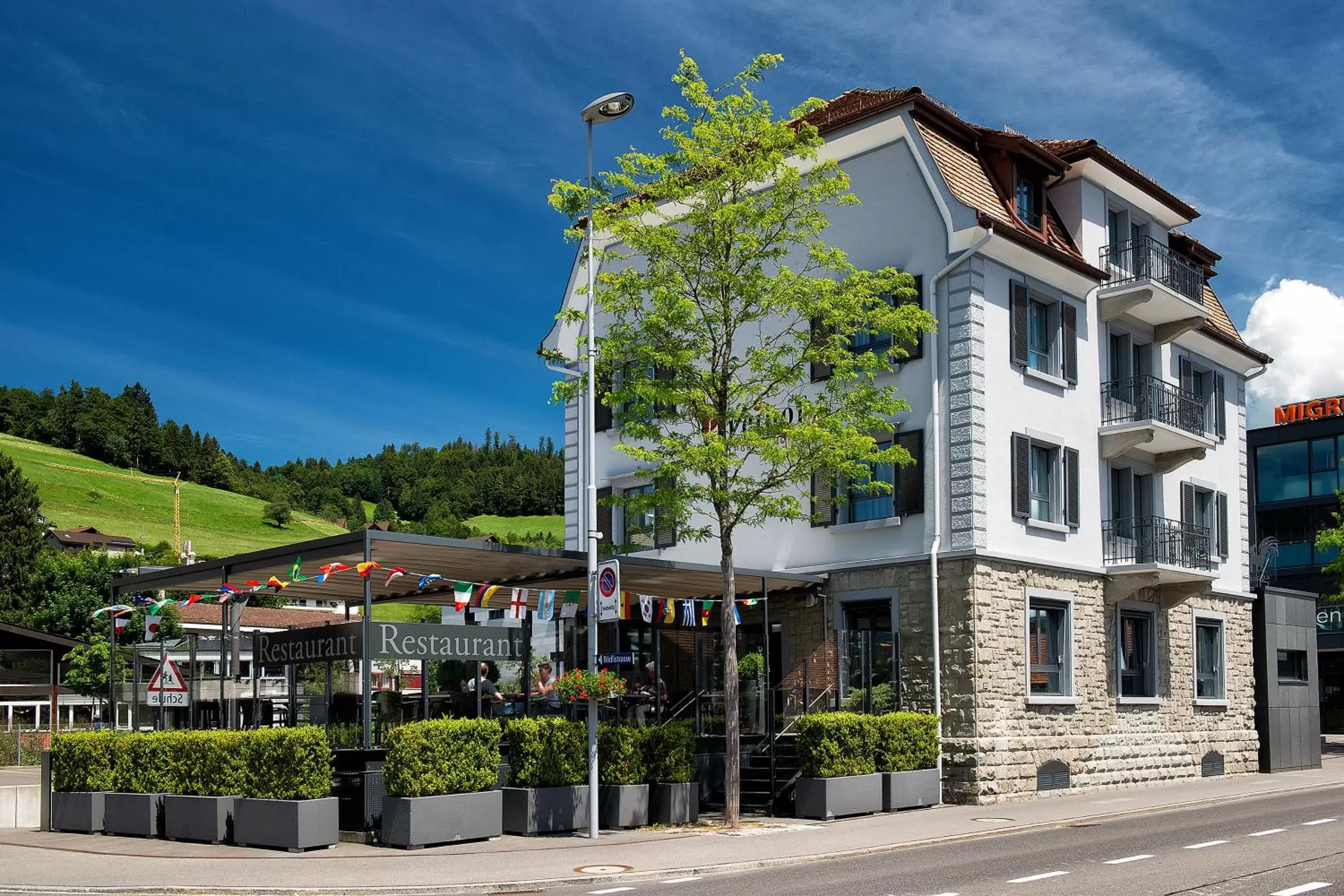 Property Building in Hotel Freihof Swiss Lodge