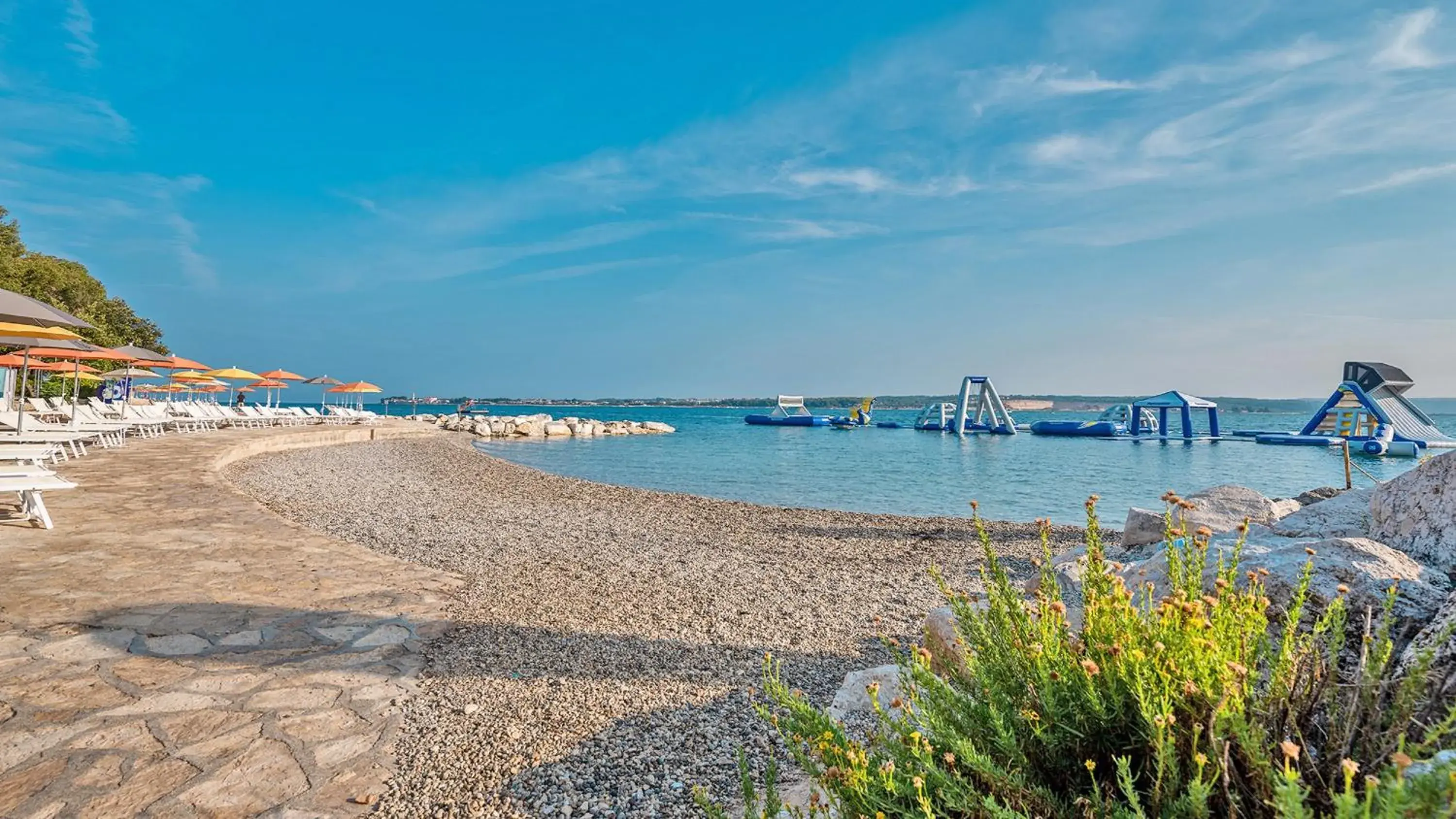 Beach in Valamar Tamaris Resort