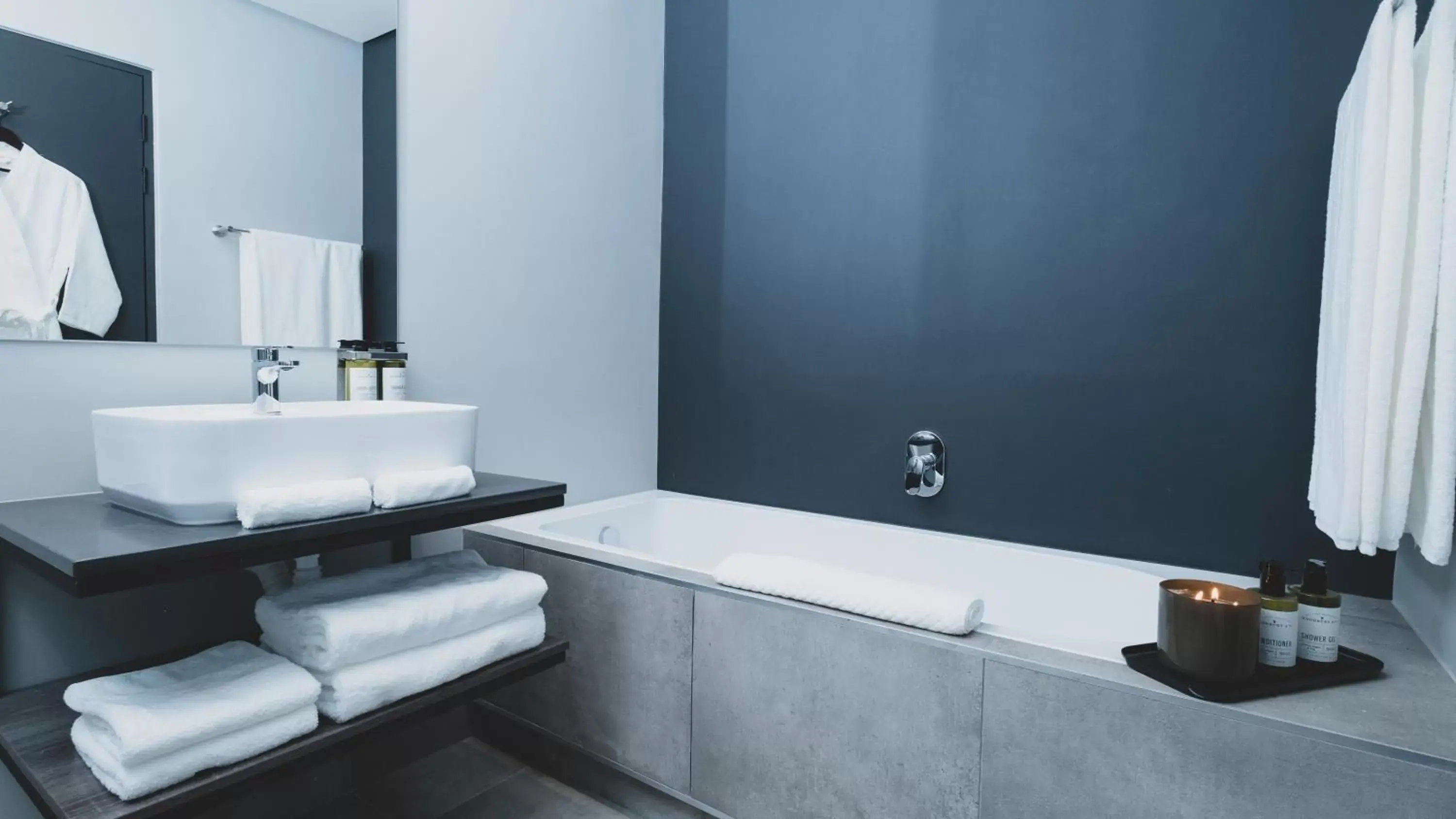 Bathroom in The Catalyst Apartment Hotel by NEWMARK