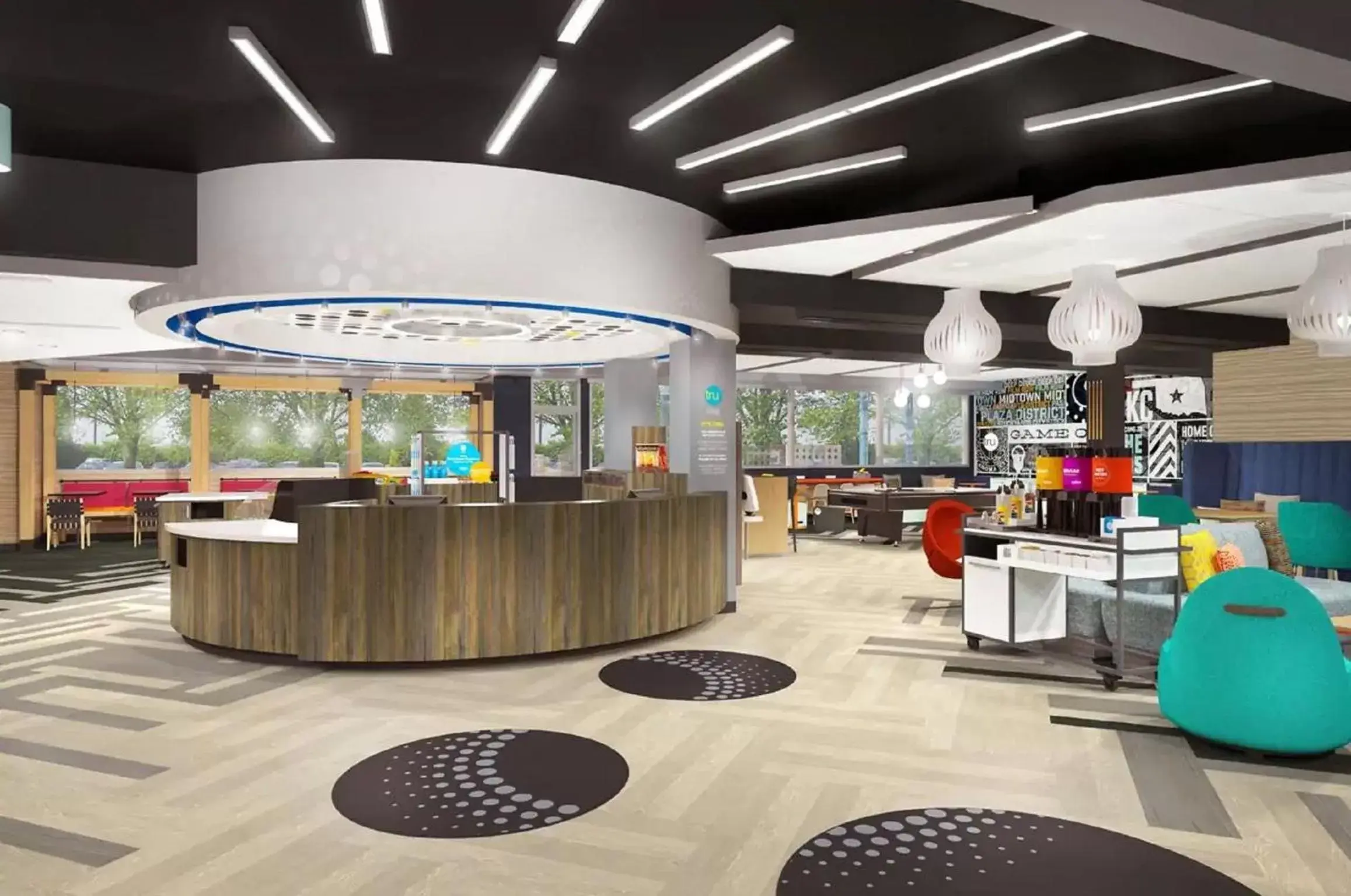Lobby or reception in Tru By Hilton Comstock Park Grand Rapids, MI Lobby or reception in Tru By Hilton Comstock Park Grand Rapids, MI