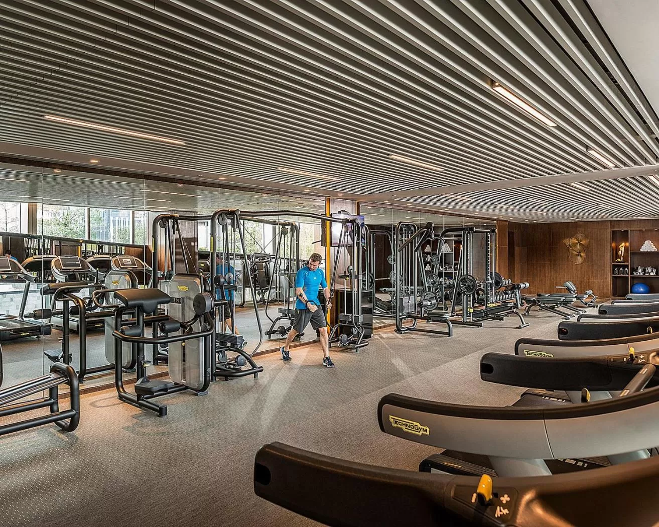 Fitness centre/facilities in Four Seasons Hotel Shenzhen