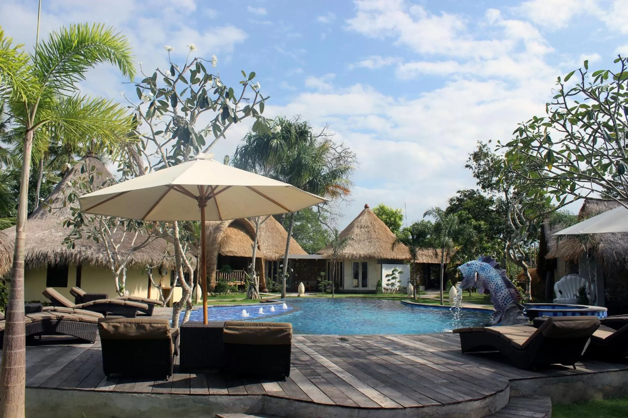 Swimming pool in Sanghyang Bay Villas