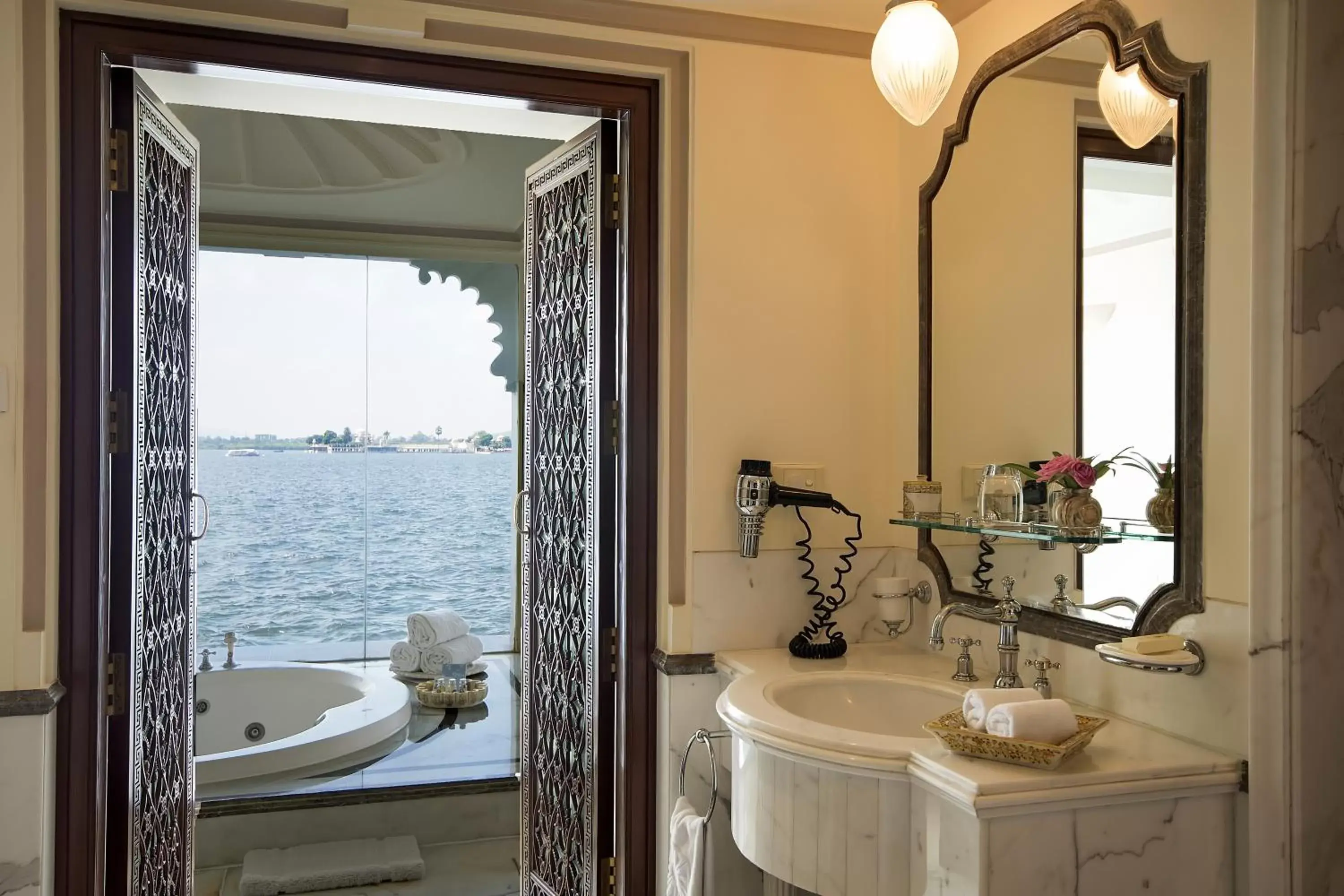 Bathroom in Taj Lake Palace Udaipur