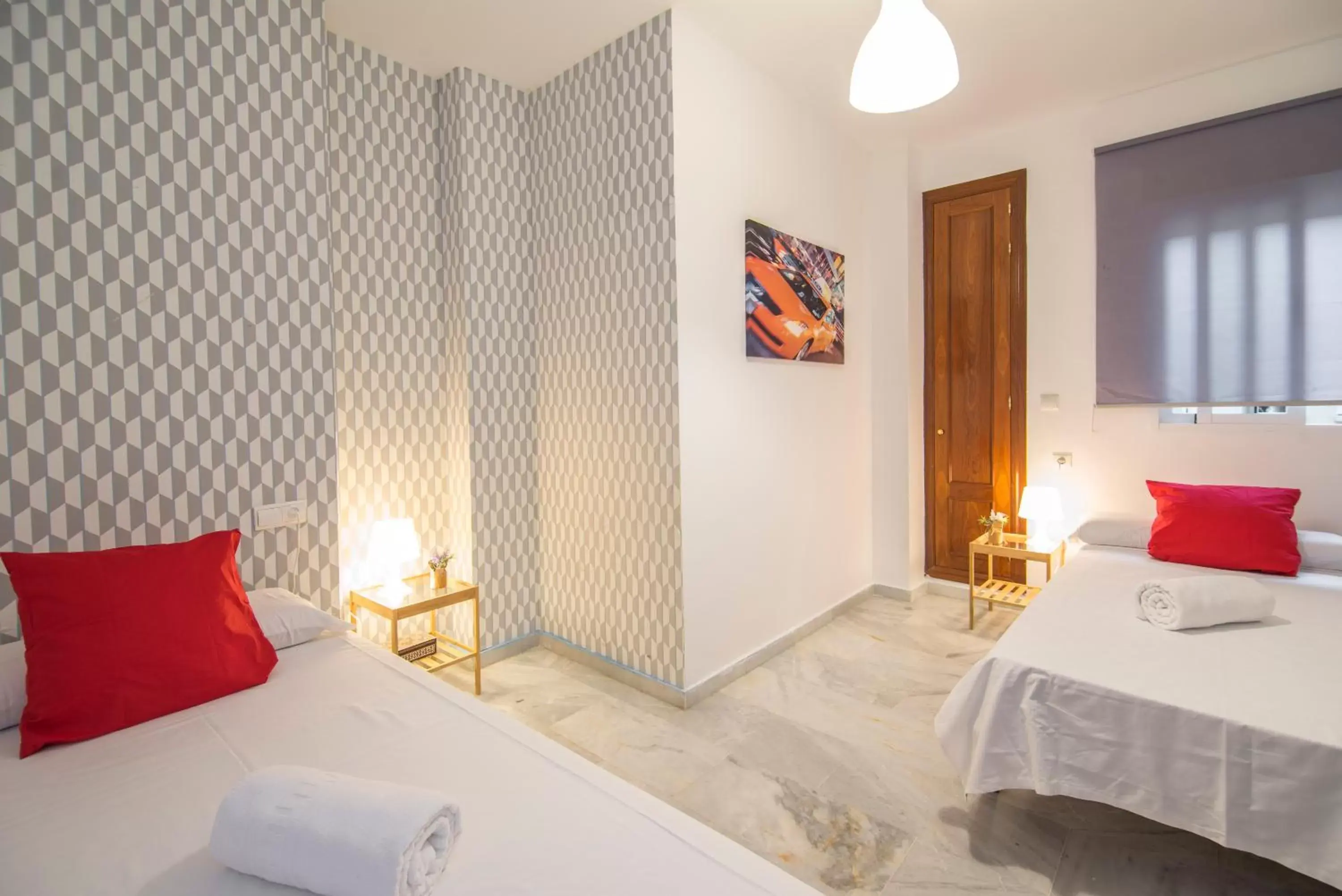 Bedroom, Bed in Apartamentos Granata