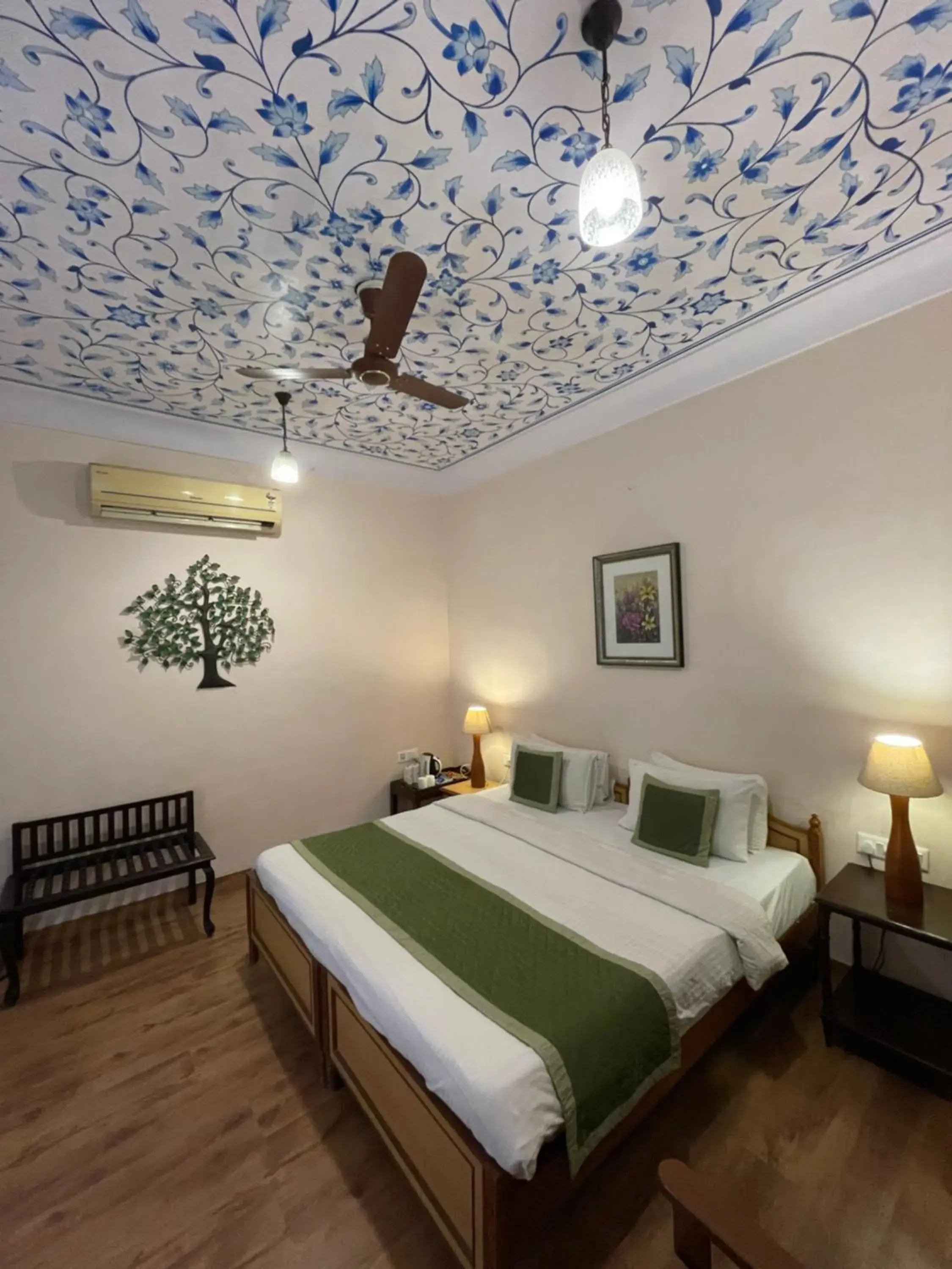 Photo of the whole room, Bed in Suryaa Villa Jaipur - A Boutique Heritage Haveli