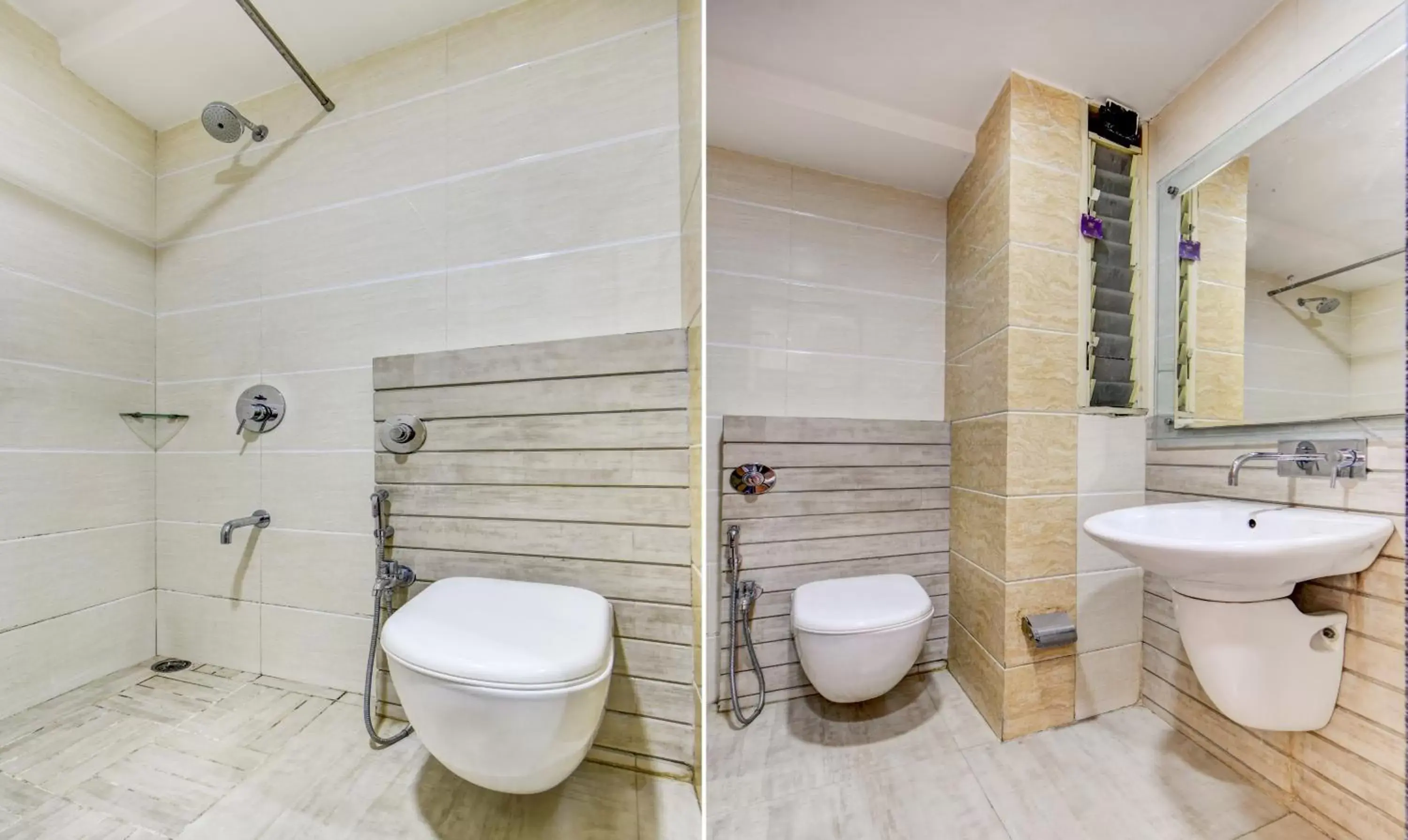 Bathroom in Treebo Trend Admiral Suites New Usmanpura