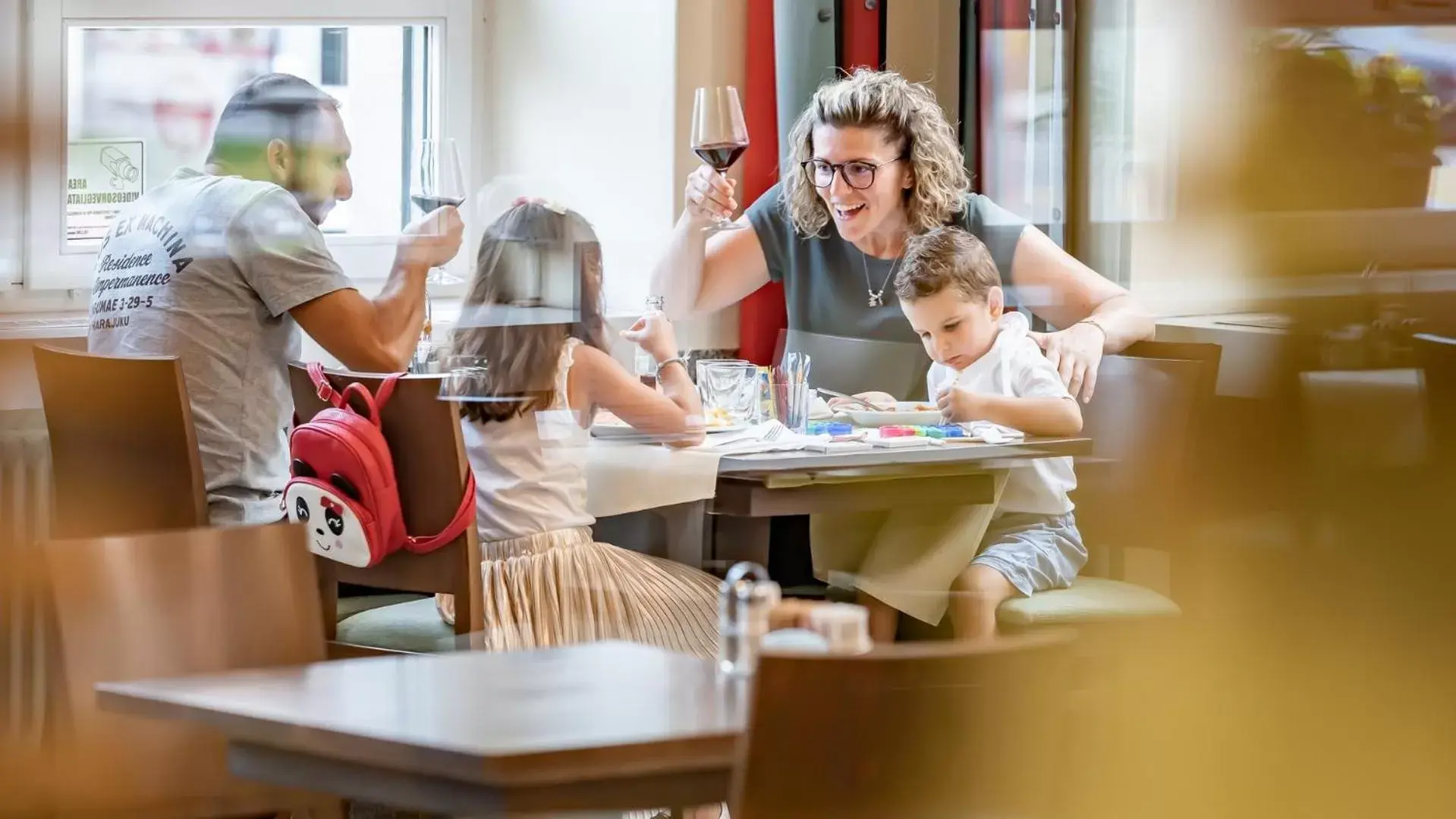 Family in Hotel Pestalozzi Lugano