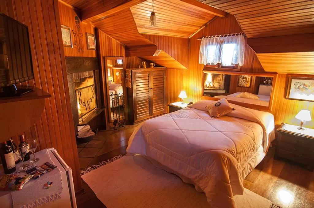 Photo of the whole room, Bed in Pousada Ricanto Amore Mio