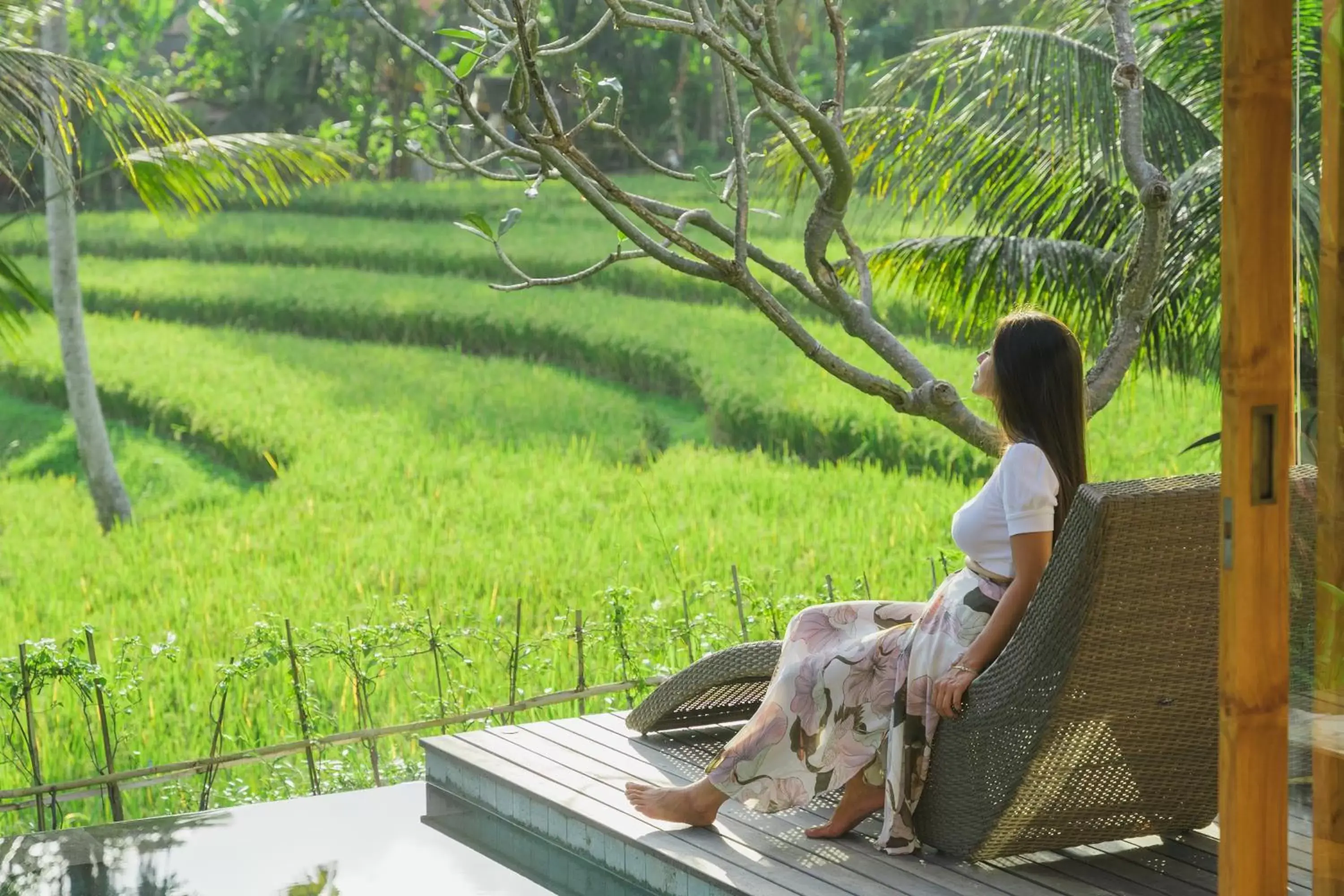 One-Bedroom Pool Villa with Rice Field View and Free Daily Luxury Spa Treatment in Kappa Senses Ubud One-Bedroom Pool Villa with Rice Field View and Free Daily Luxury Spa Treatment in Kappa Senses Ubud