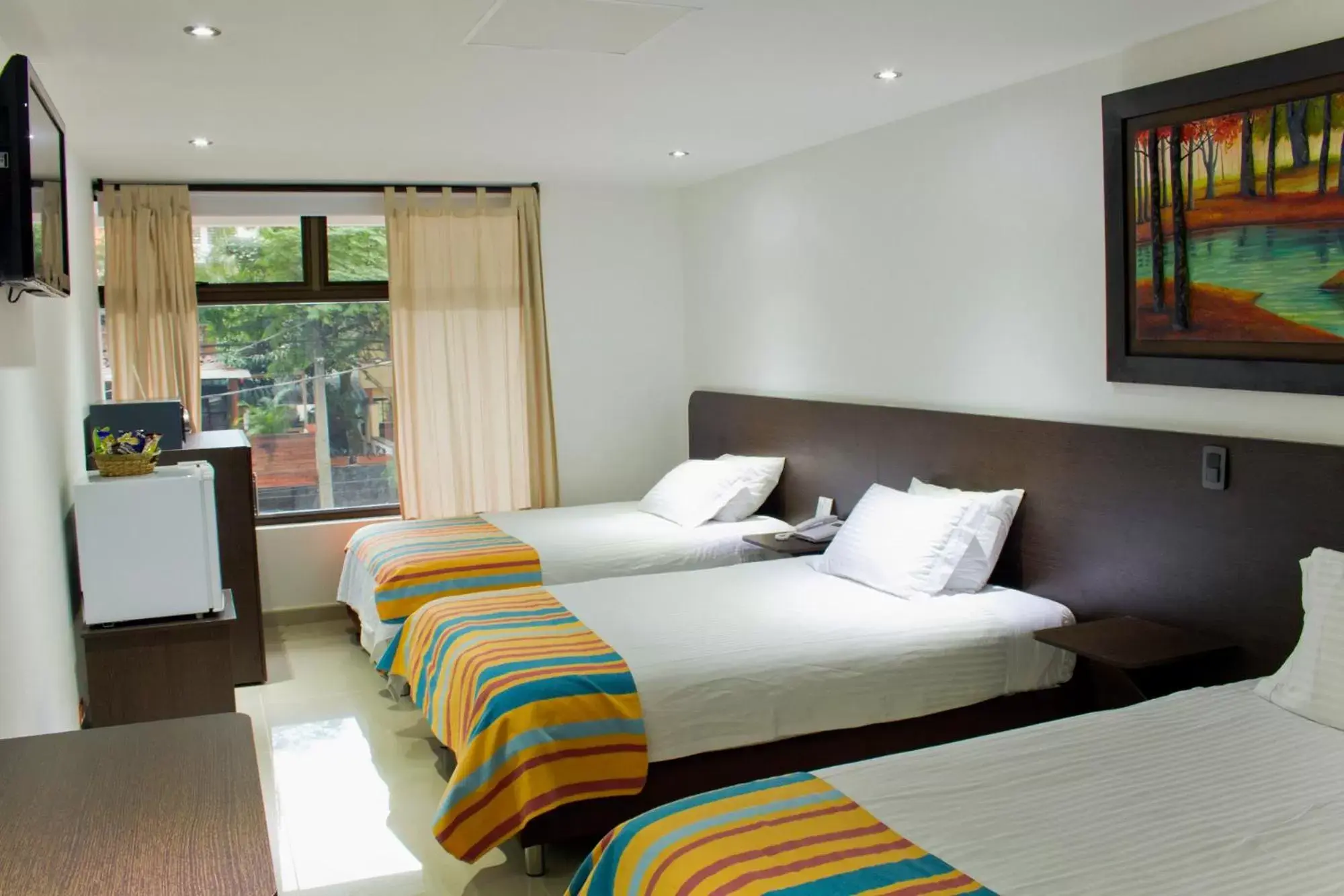 Property building, Bed in Hotel Acqua Medellín