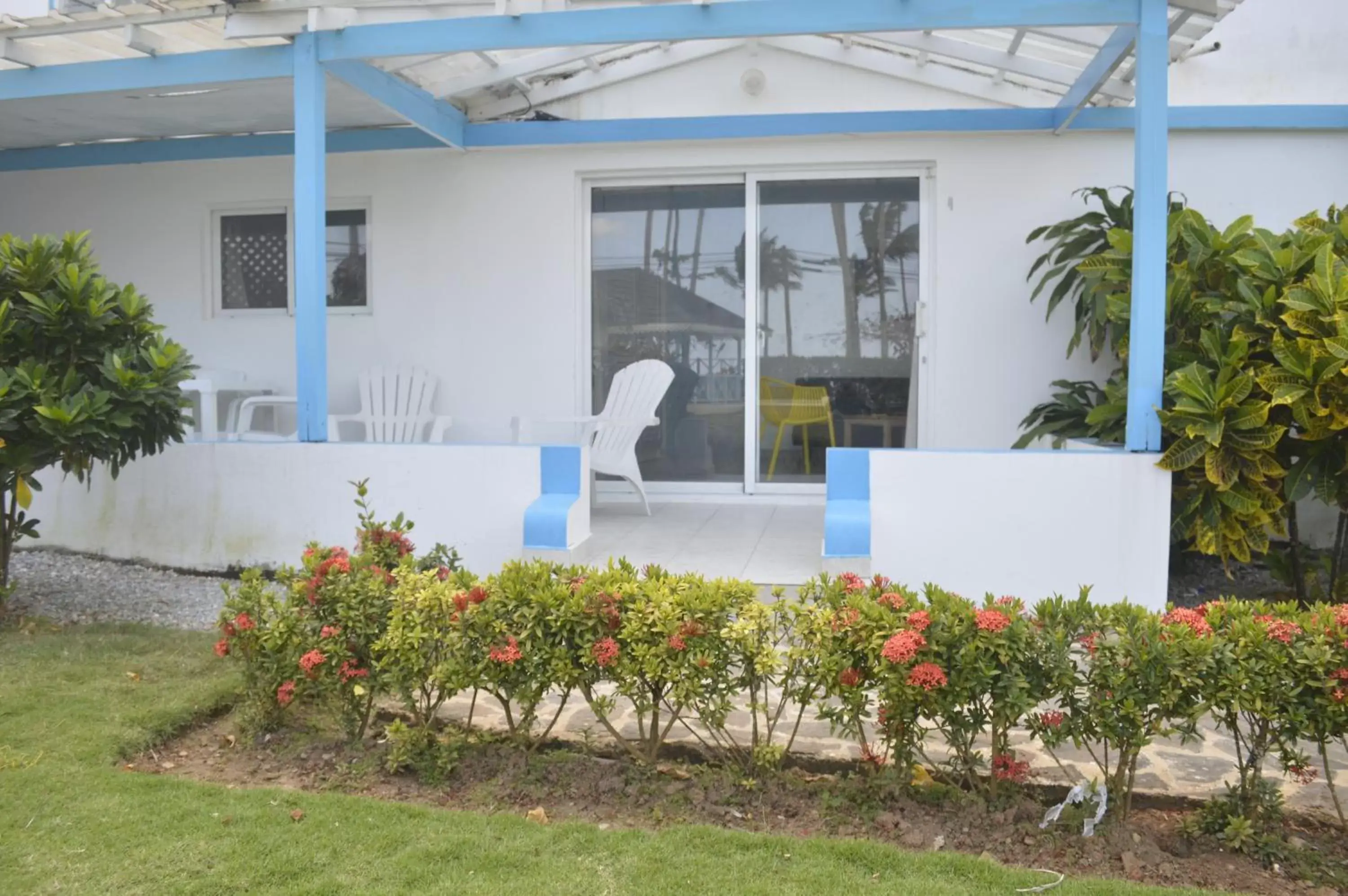 Patio, Swimming Pool in Costarena Beach Hotel