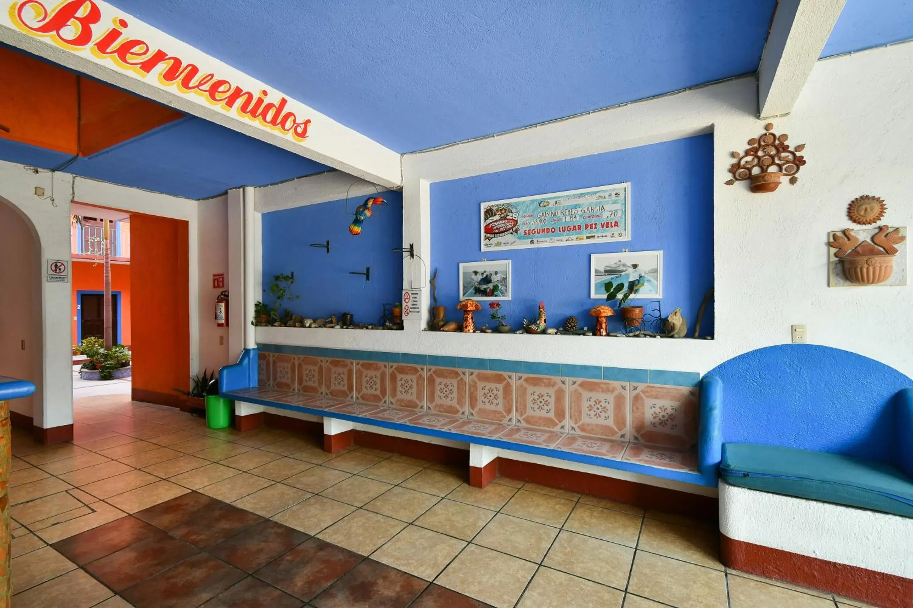Lobby or reception, Lobby/Reception in Hotel Costamar, Puerto Escondido