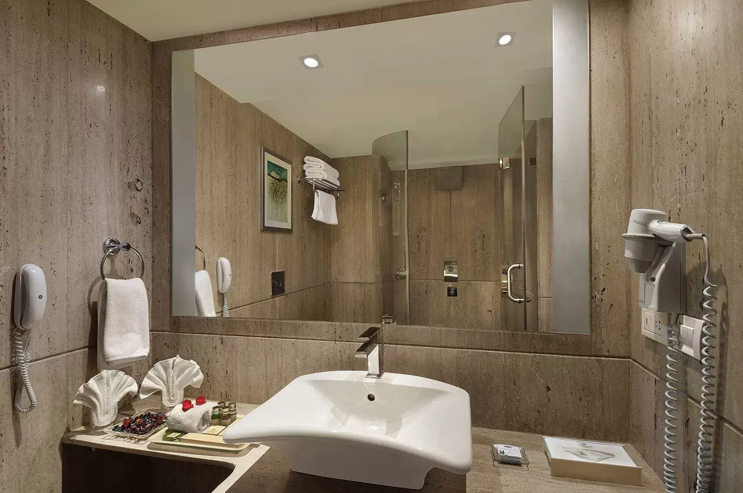 Bathroom in Ramada by Wyndham Mussoorie Mall Road