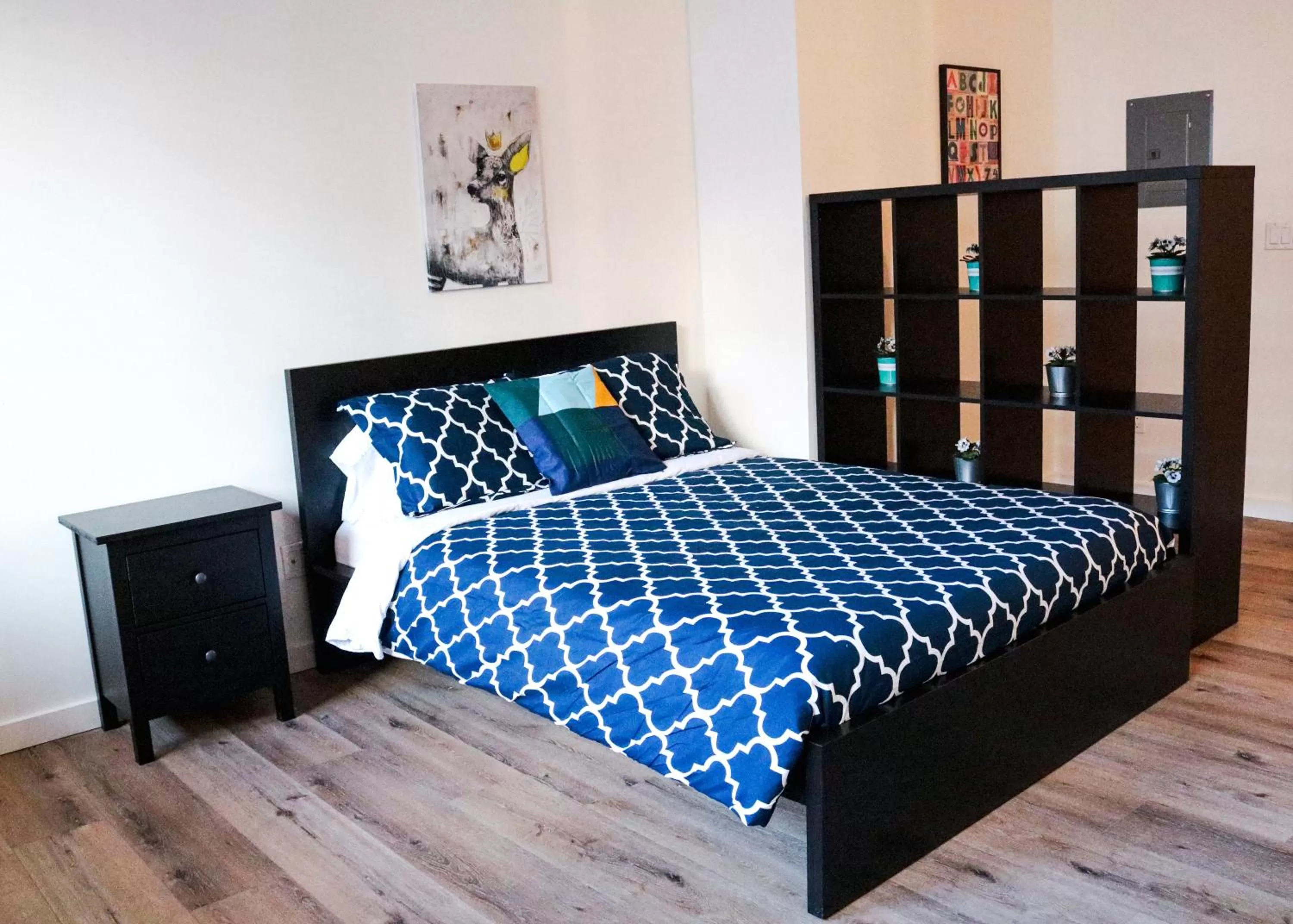 Bed in The Haas Suites