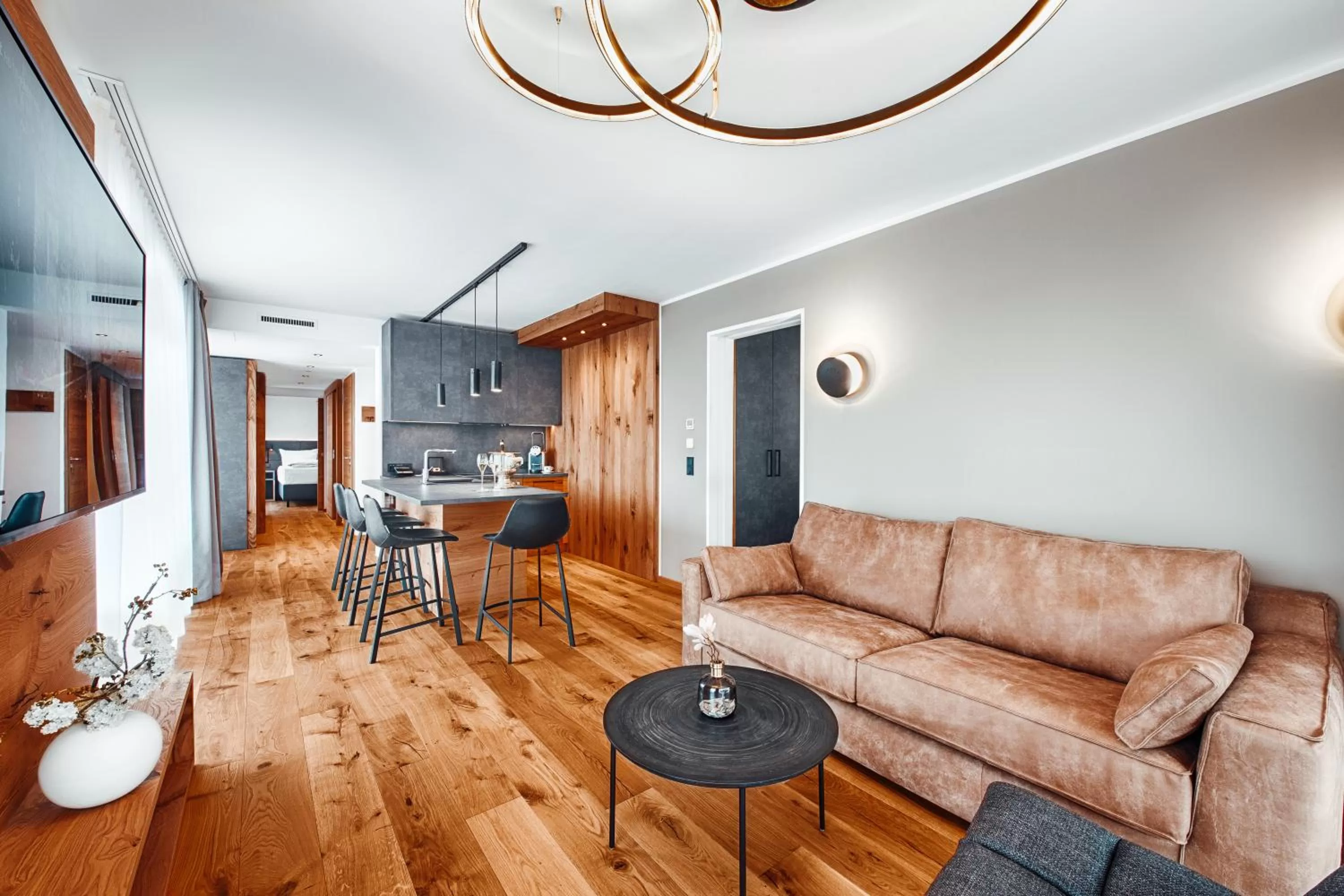 Living room in Obermühle 4*S Boutique Resort