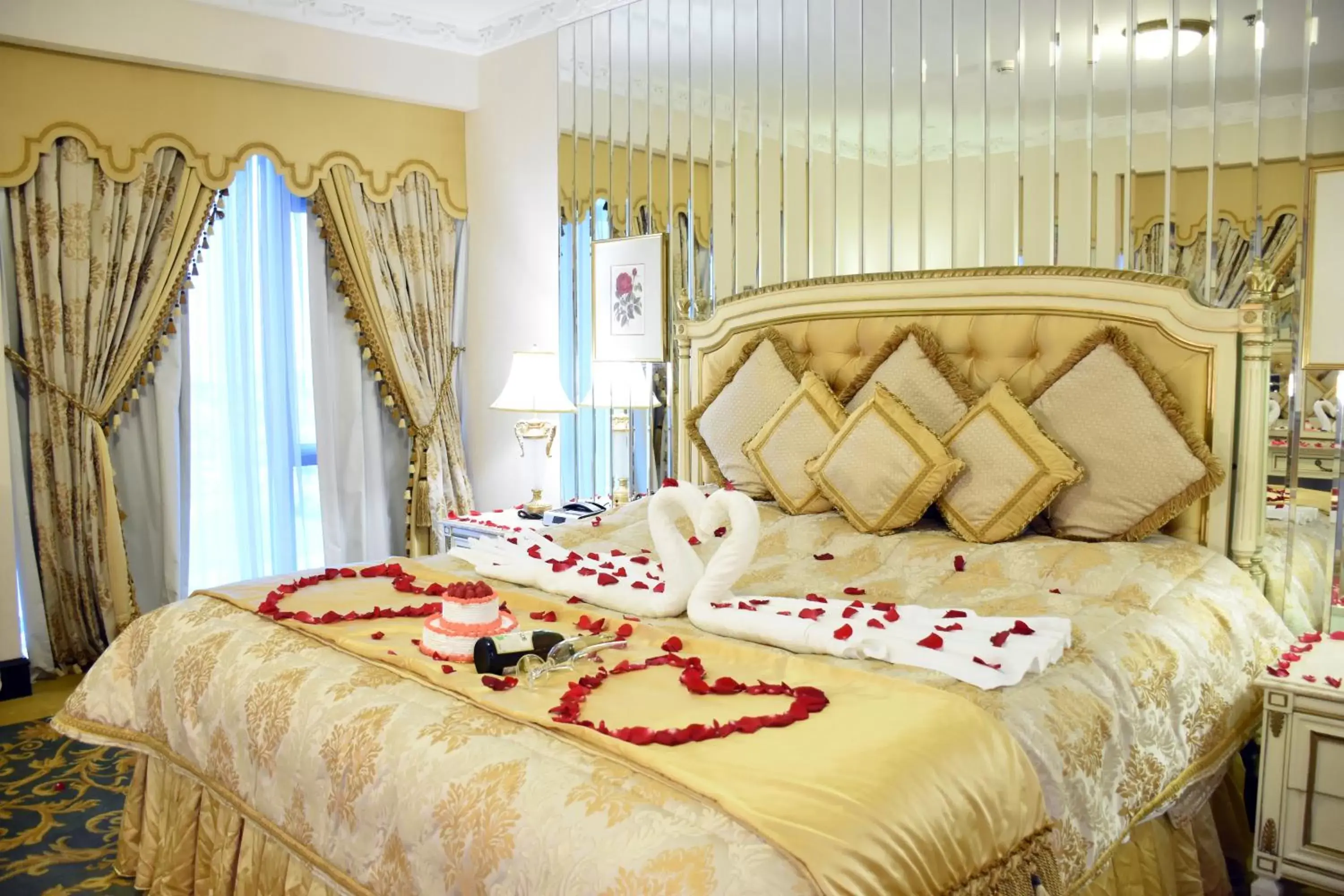 Decorative detail, Bed in Habitat Hotel All Suites - Jeddah