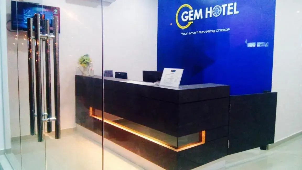 Lobby or reception in Gem Hotel Nusa Sentral Nusajaya Lobby or reception in Gem Hotel Nusa Sentral Nusajaya