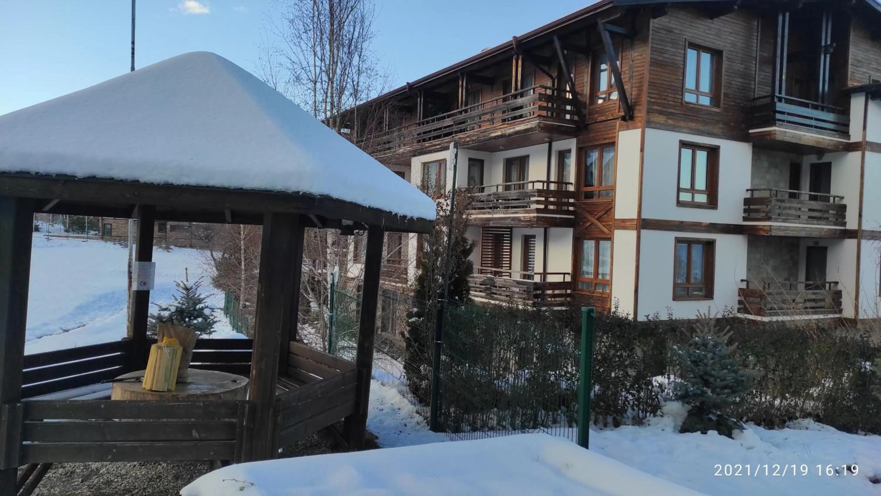 Property building, Winter in Studio D06, Green Life Bansko