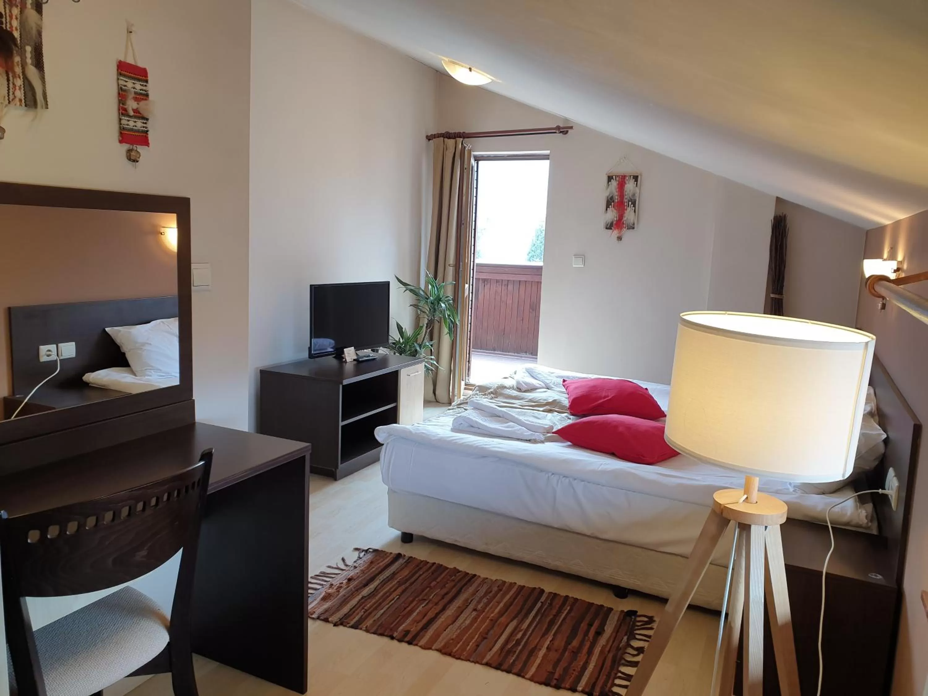Bed in StayInn Banderitsa Apartments with kitchen & BBQ