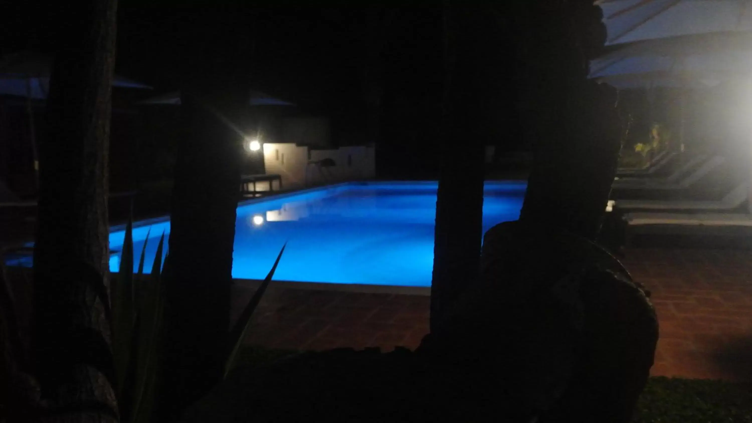 Night, Pool View in Villa Carlotta Resort