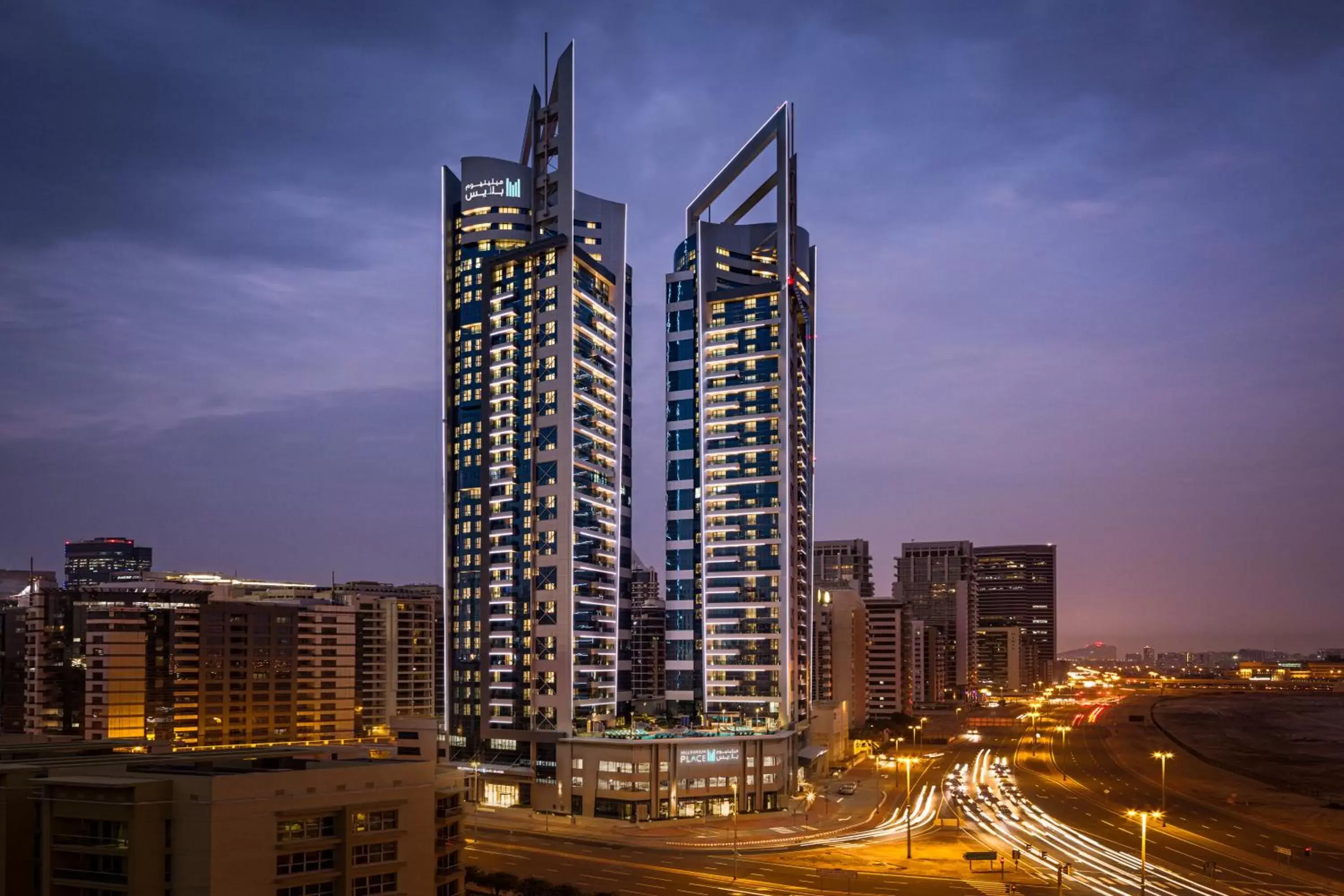 Property building in Millennium Place Barsha Heights Hotel