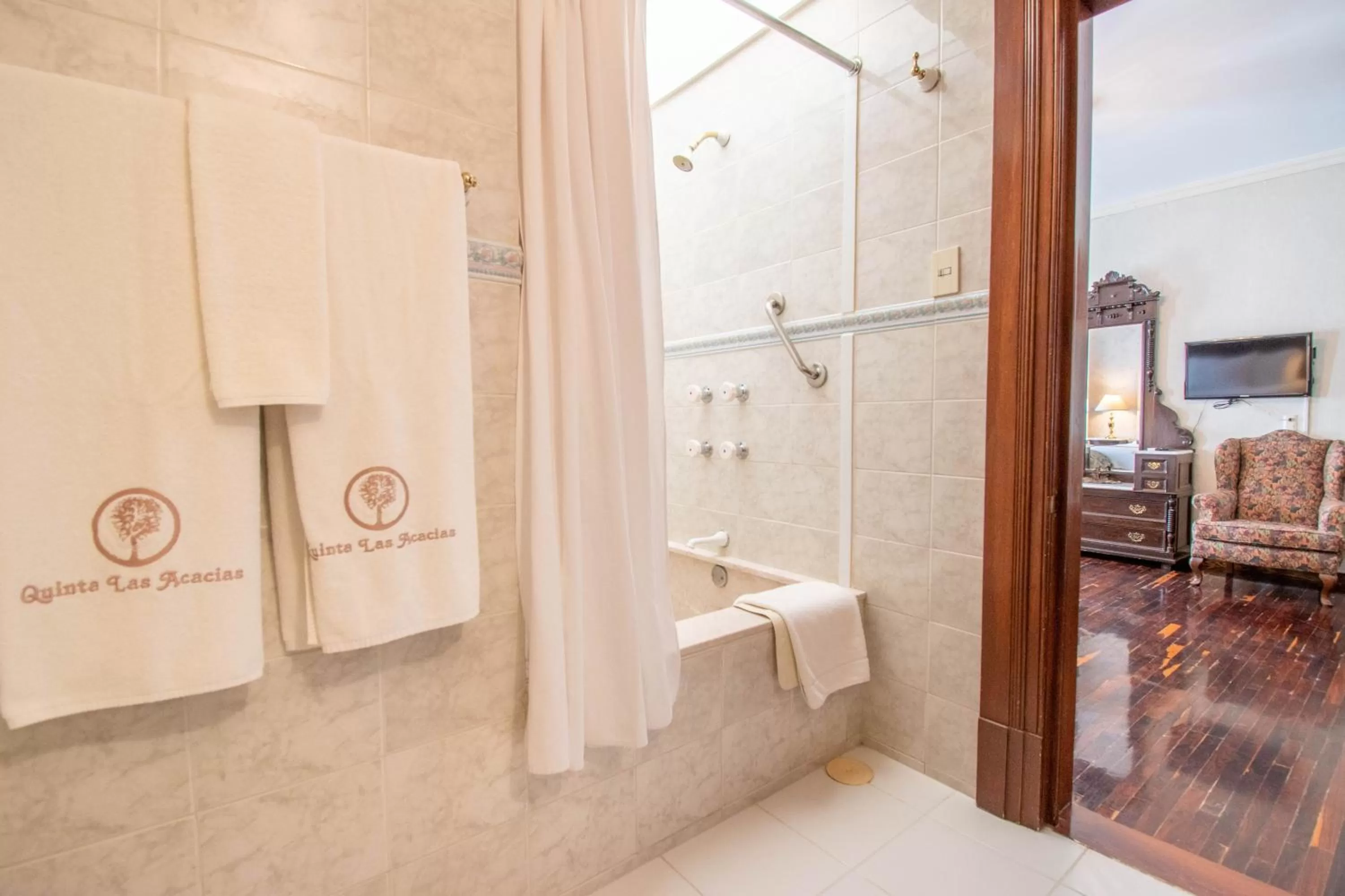 Shower in Quinta Las Acacias Hotel Boutique