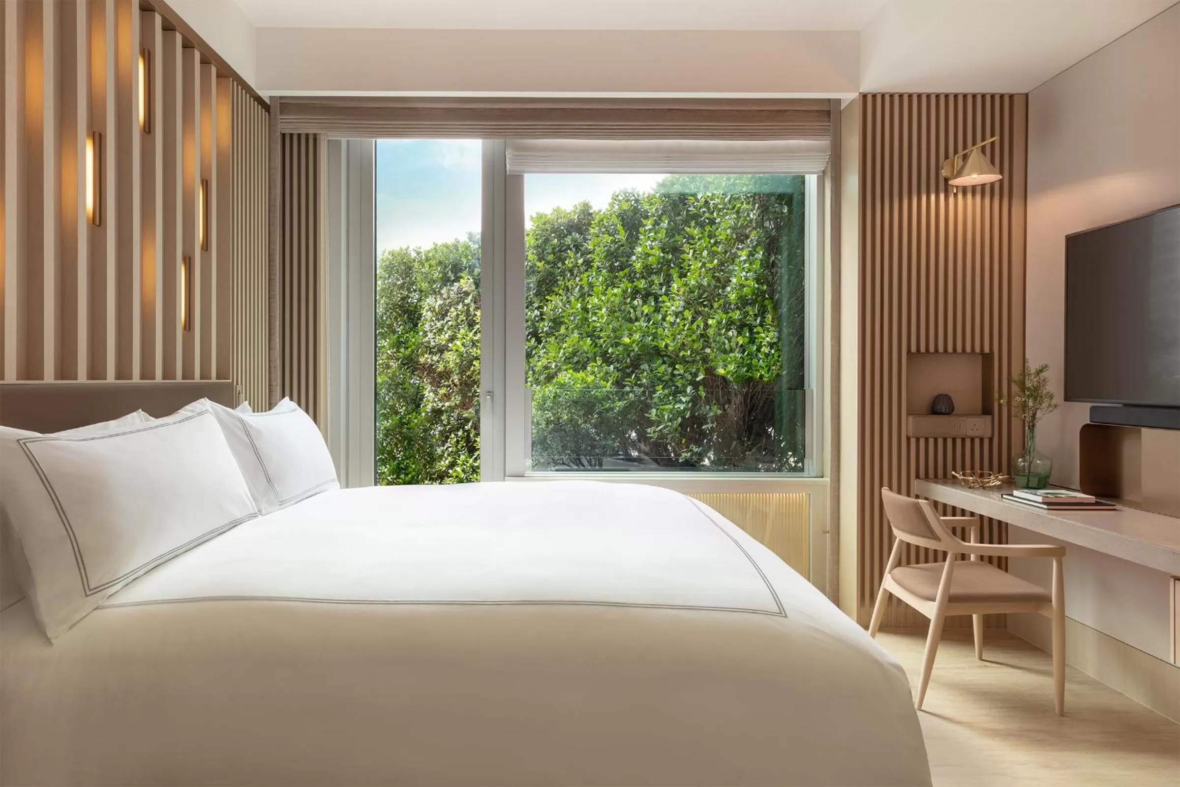 Bed in The Silveri Hotel Hong Kong - MGallery Collection