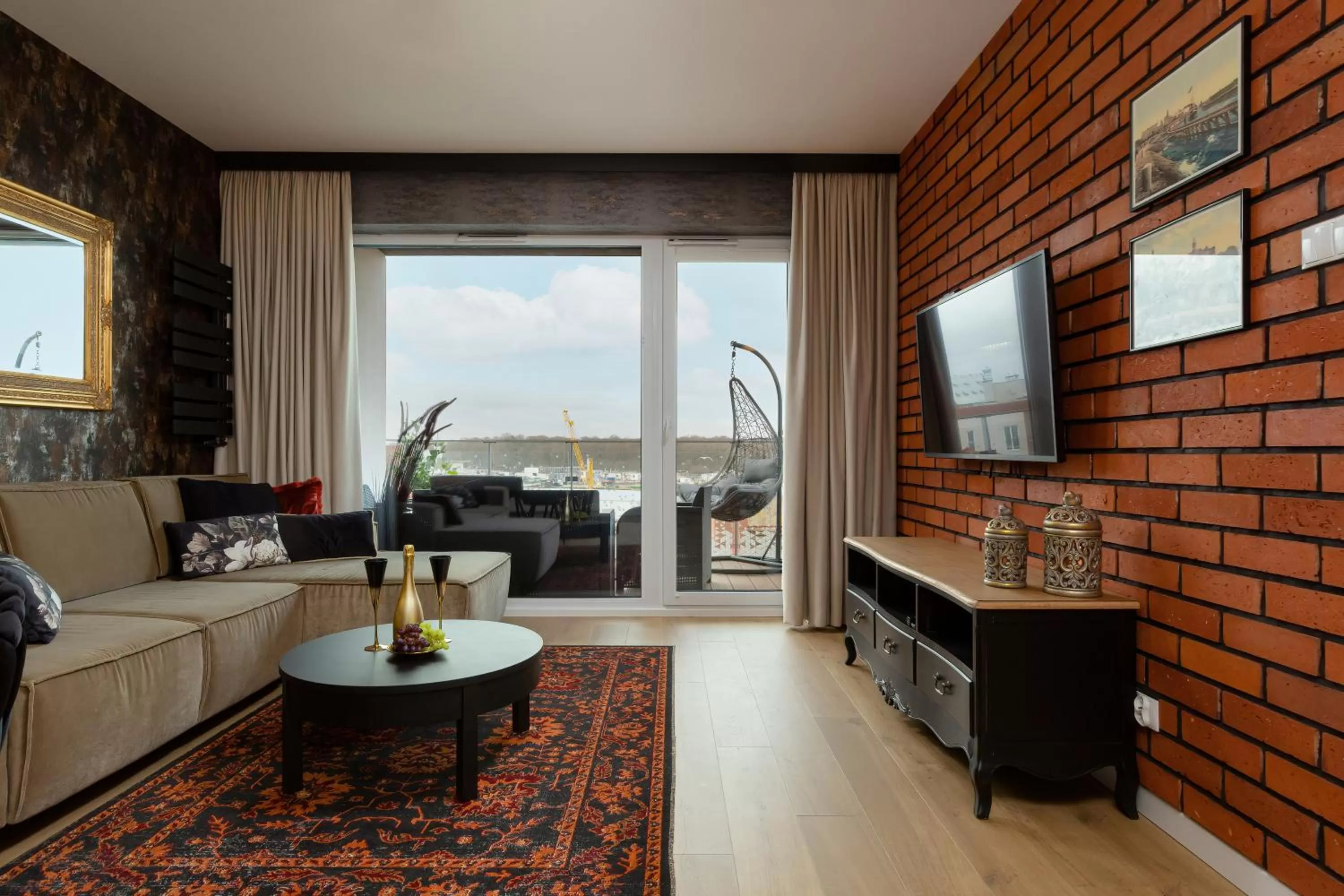 Living room in M&M-Spa&Art Bali, Nadmorskie Tarasy