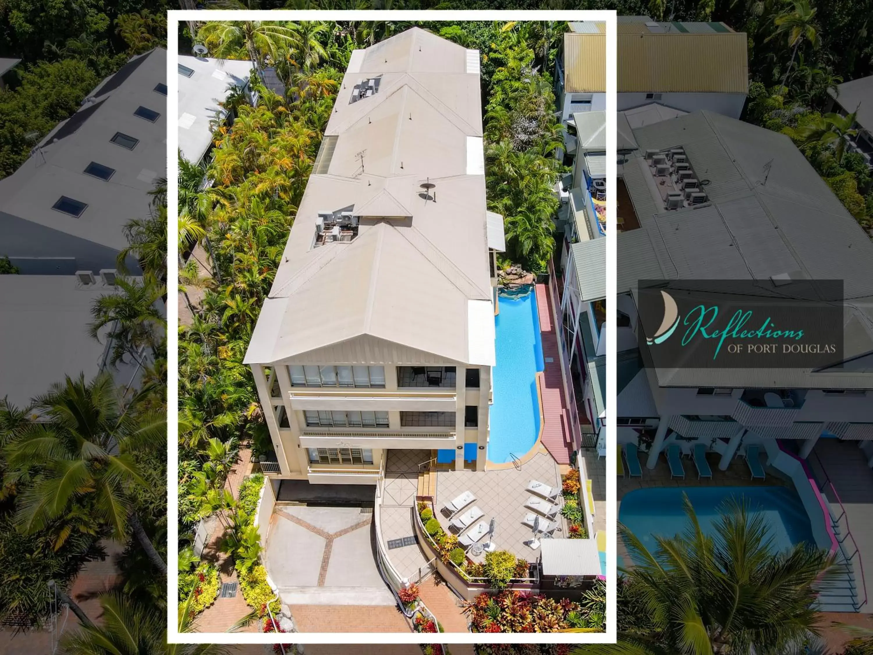 Bird's eye view in Silkari Reflections of Port Douglas