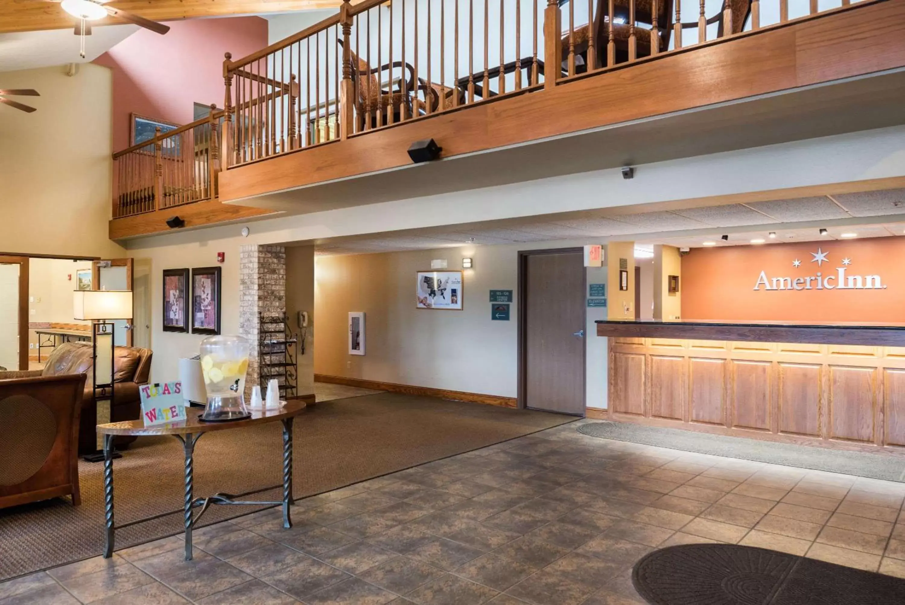 Lobby or reception, Lobby/Reception in AmericInn by Wyndham Valley City Conference Center