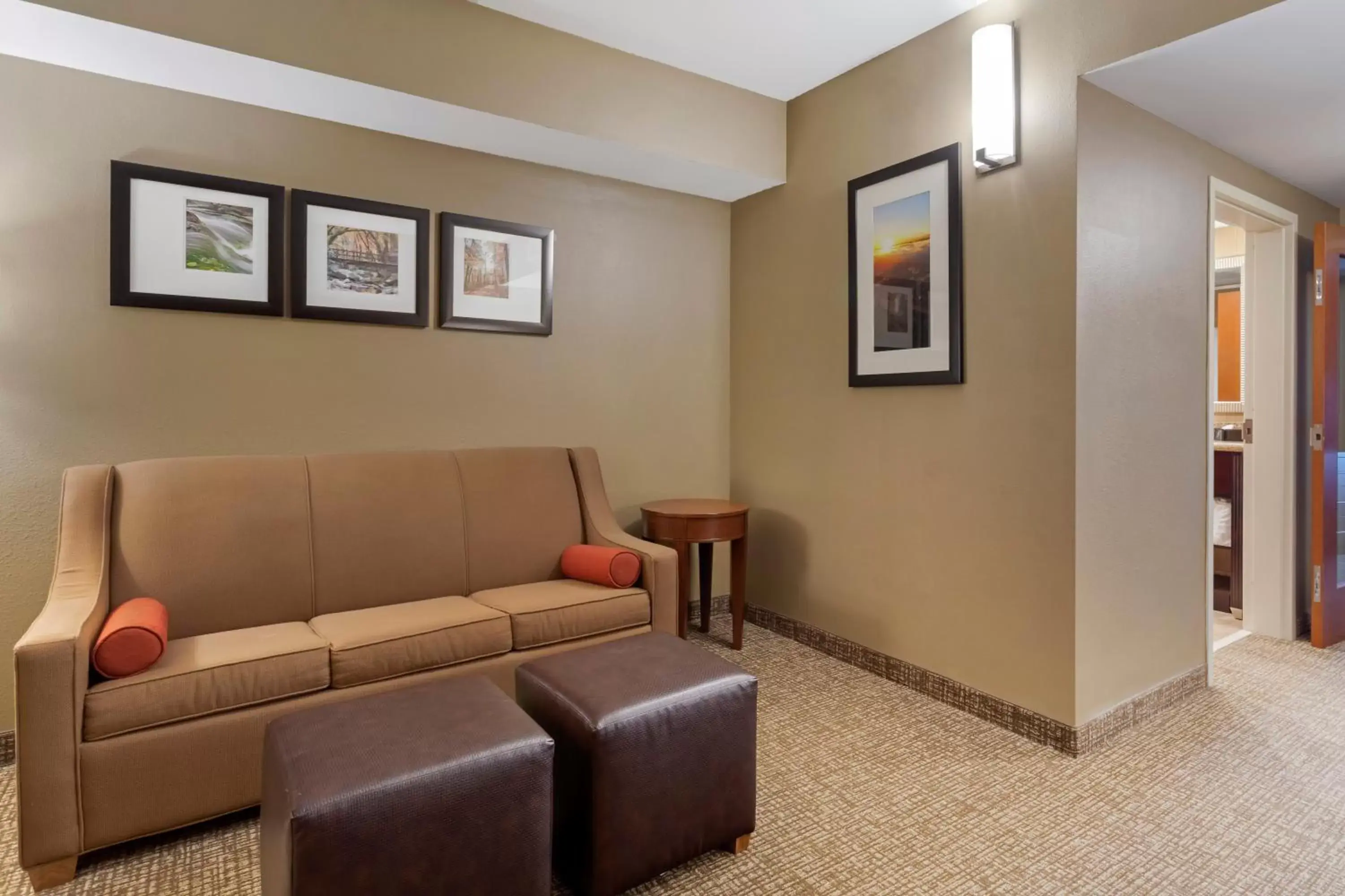 Living room, Seating Area in Comfort Suites North Knoxville