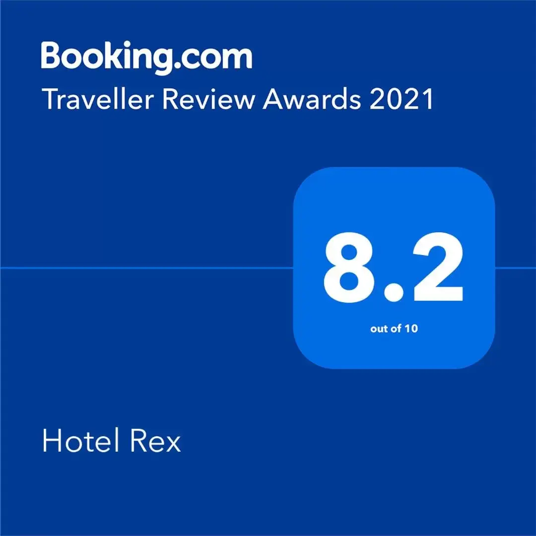 Certificate/Award, Logo/Certificate/Sign/Award in Hotel Rex