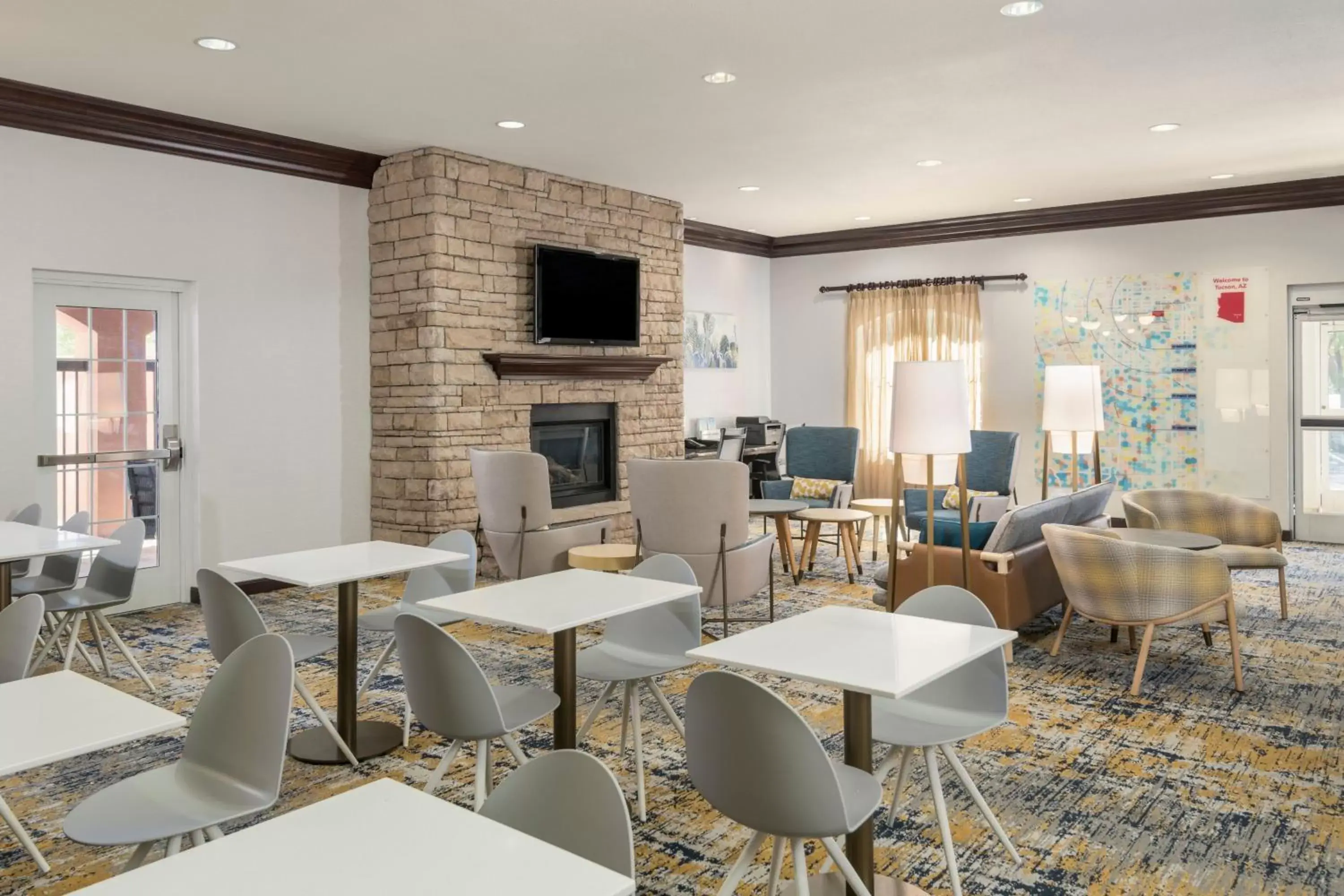 Lobby or reception, Restaurant/Places to Eat in TownePlace Suites by Marriott Tucson Williams Centre