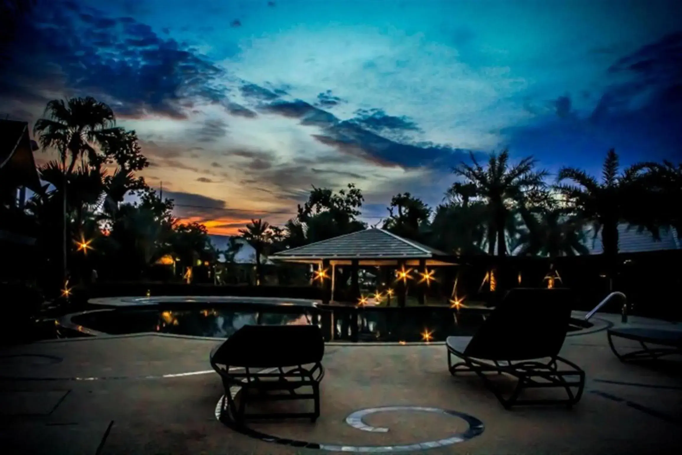 Swimming pool in Taman Resort