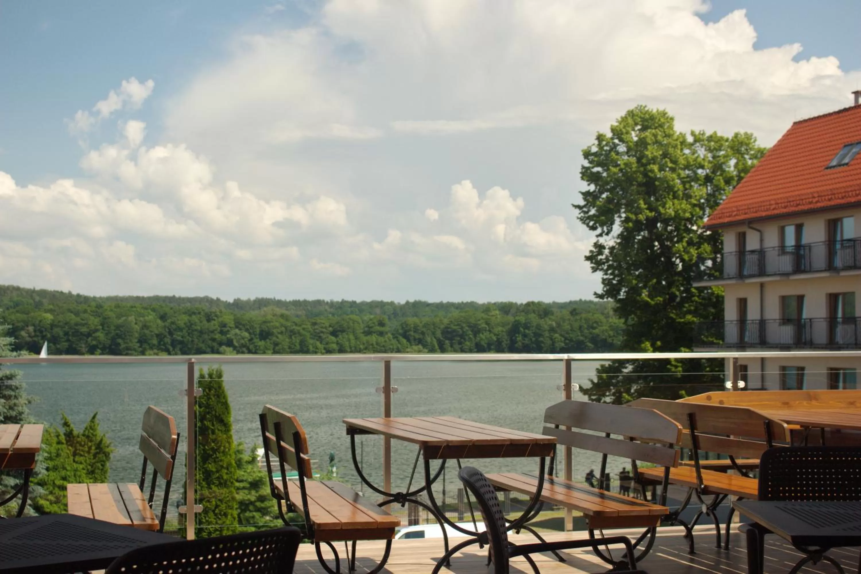 Balcony/Terrace in Hotel Huszcza