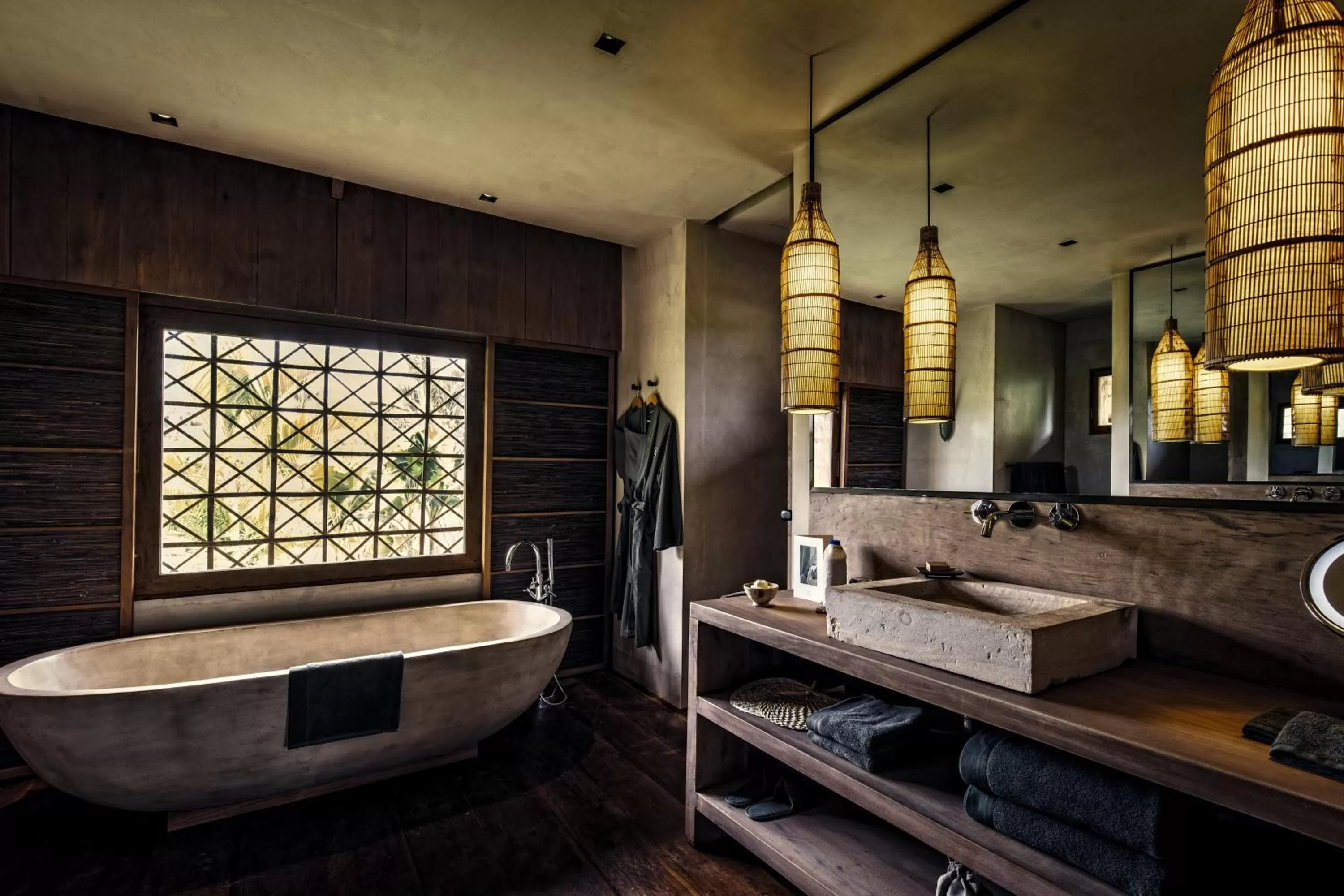 Bathroom in Zannier Phum Baitang
