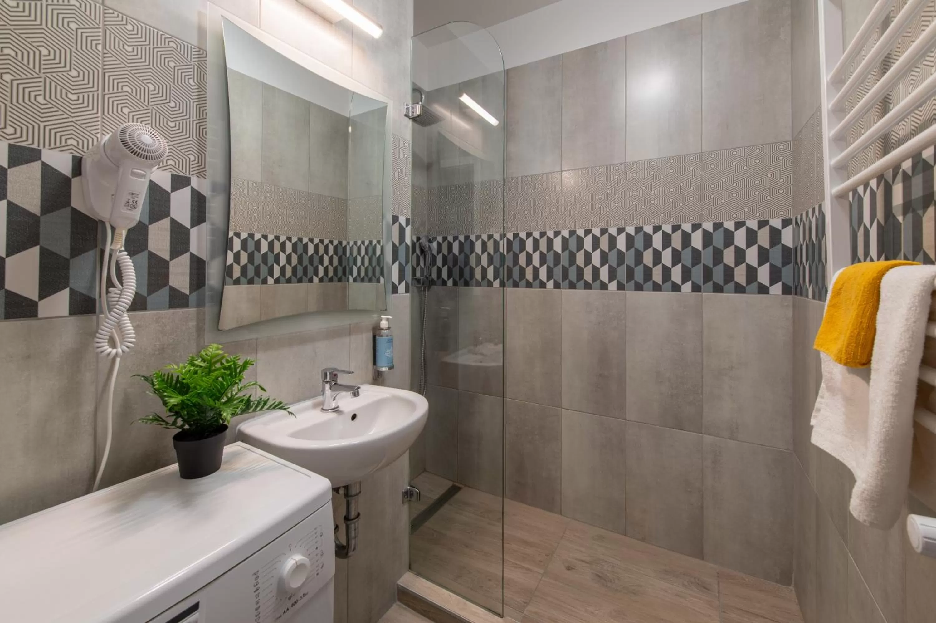 Shower in Prince Apartments