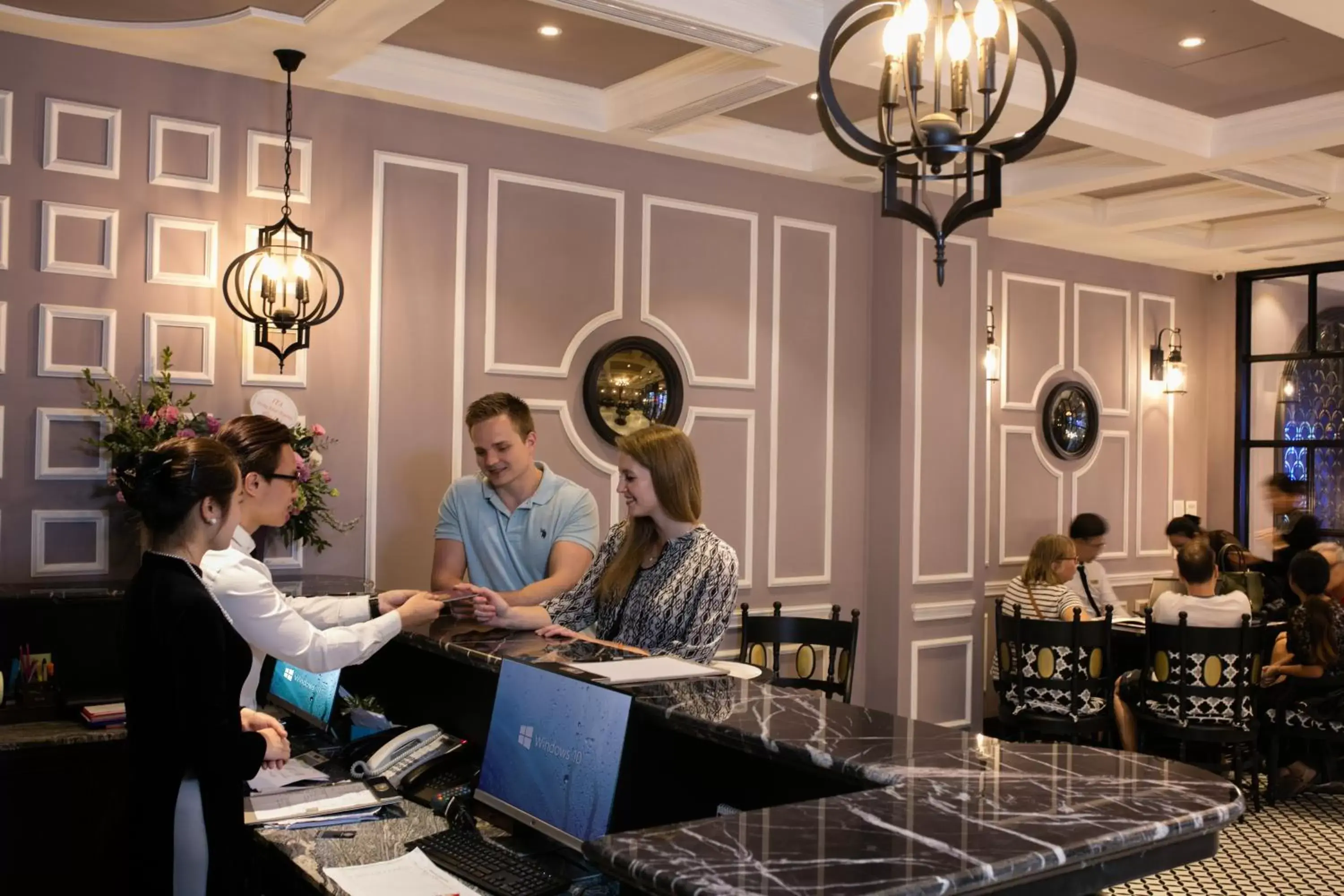 Lobby or reception in JM Marvel Hotel & Spa Lobby or reception in JM Marvel Hotel & Spa