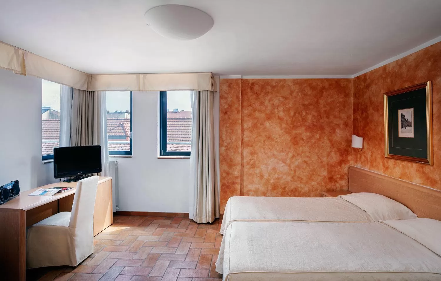 Bedroom, Bed in Hotel Roma Prague