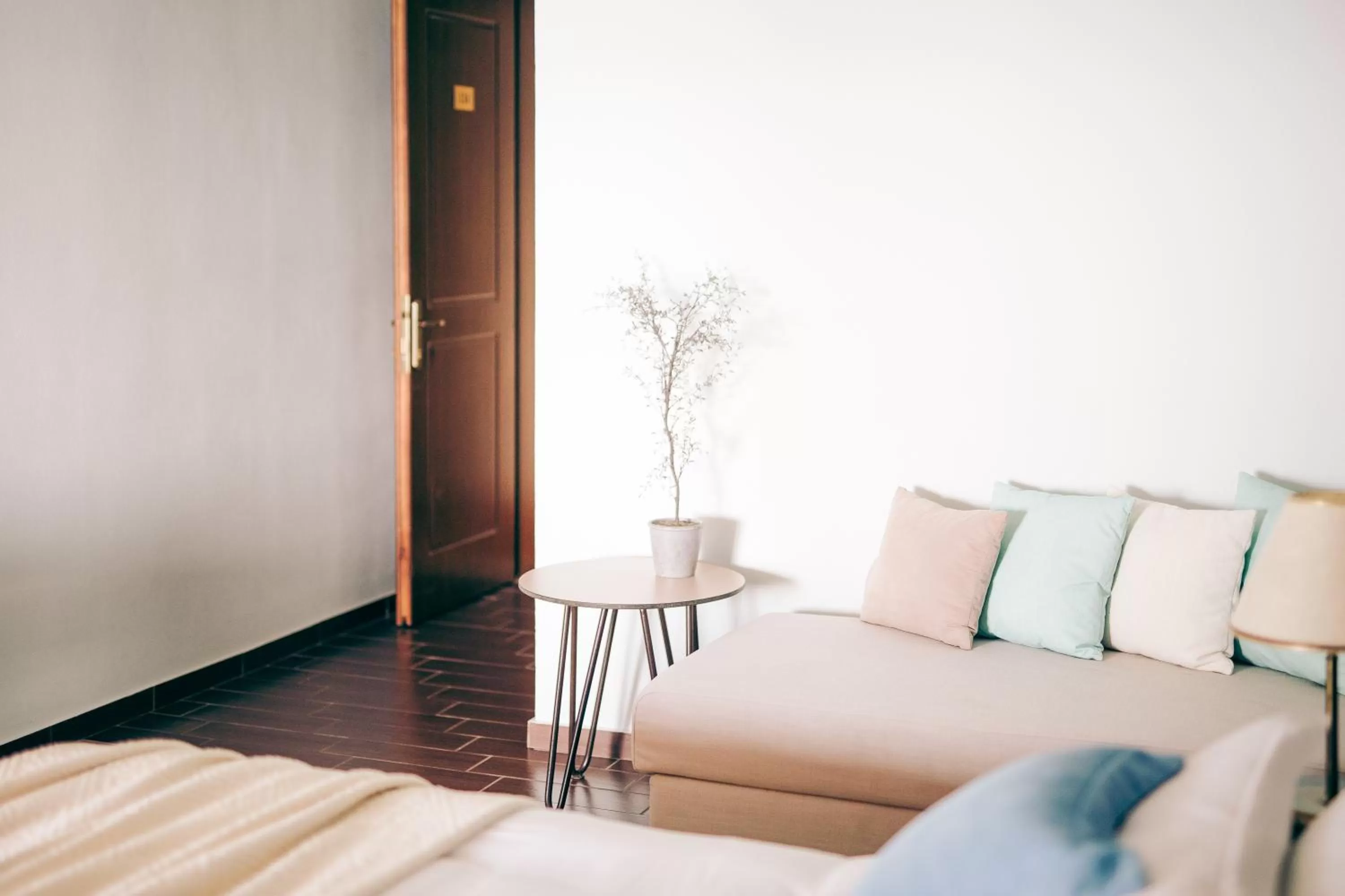 Bed in Althaia Hotel