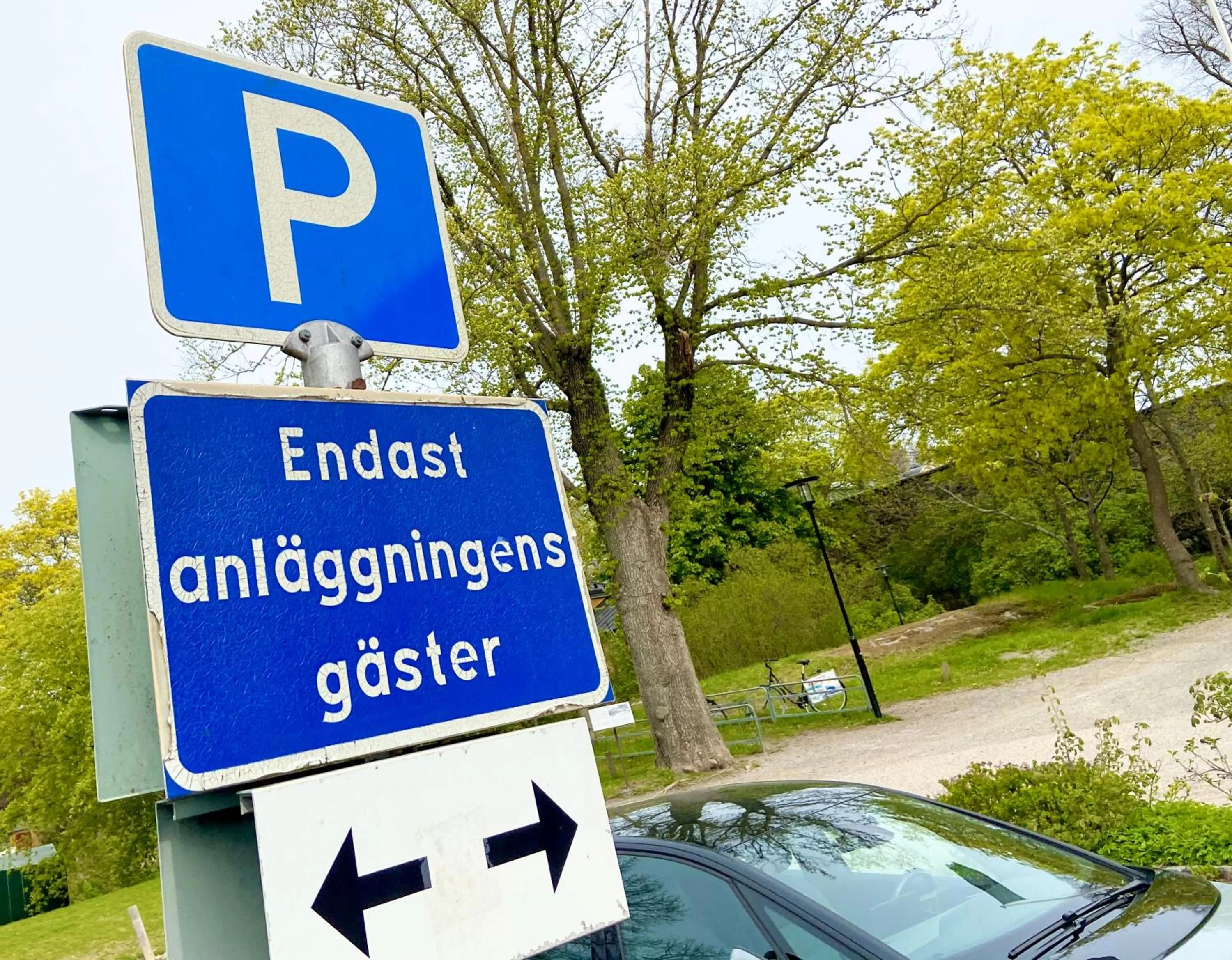 Parking in Långholmen Hotell