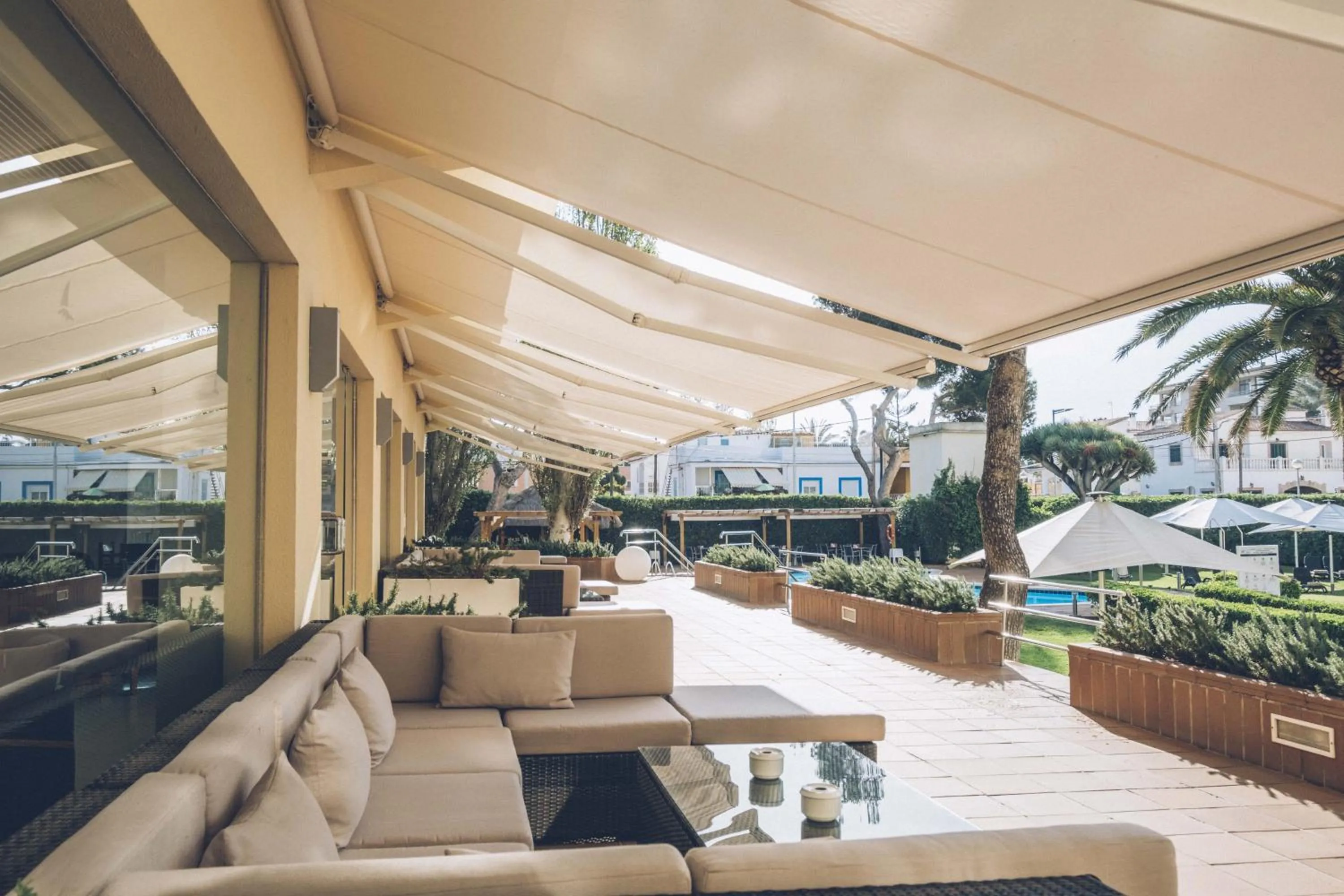 Patio in AYA Seahotel - Adults Only